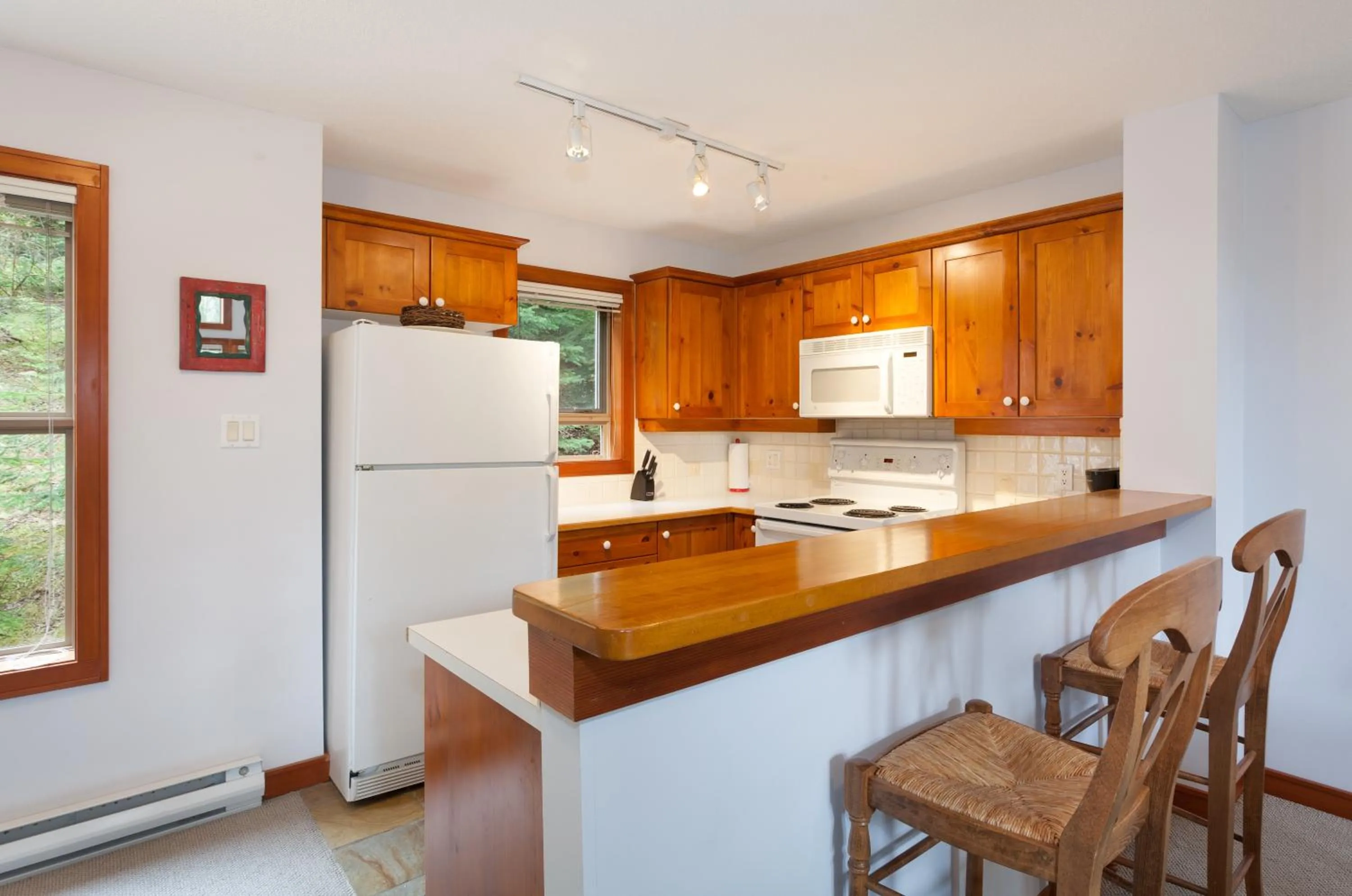 Kitchen or kitchenette in Treeline Townhome by Whistler Premier