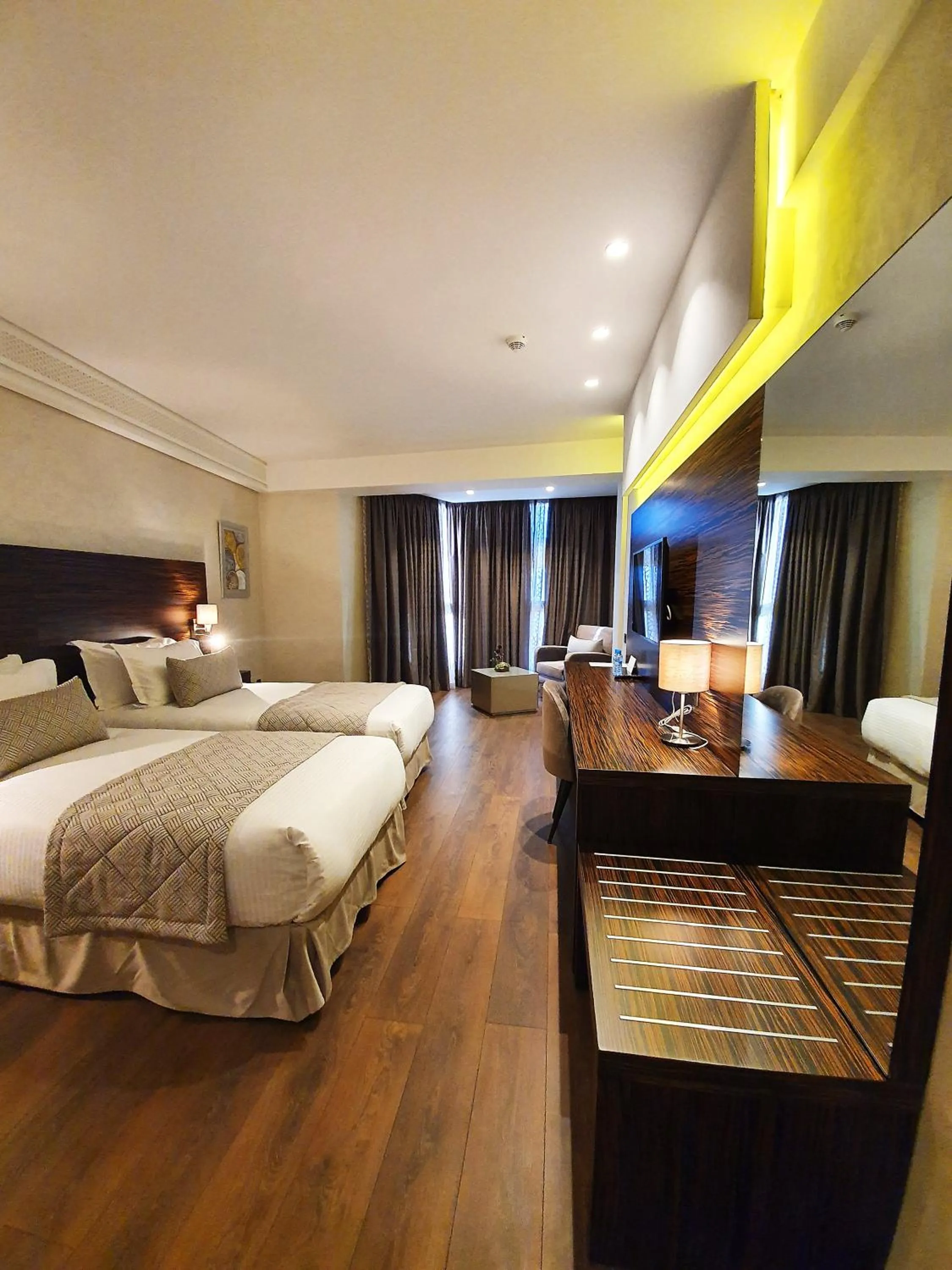 Photo of the whole room, Bed in Nour Plazza Hotel