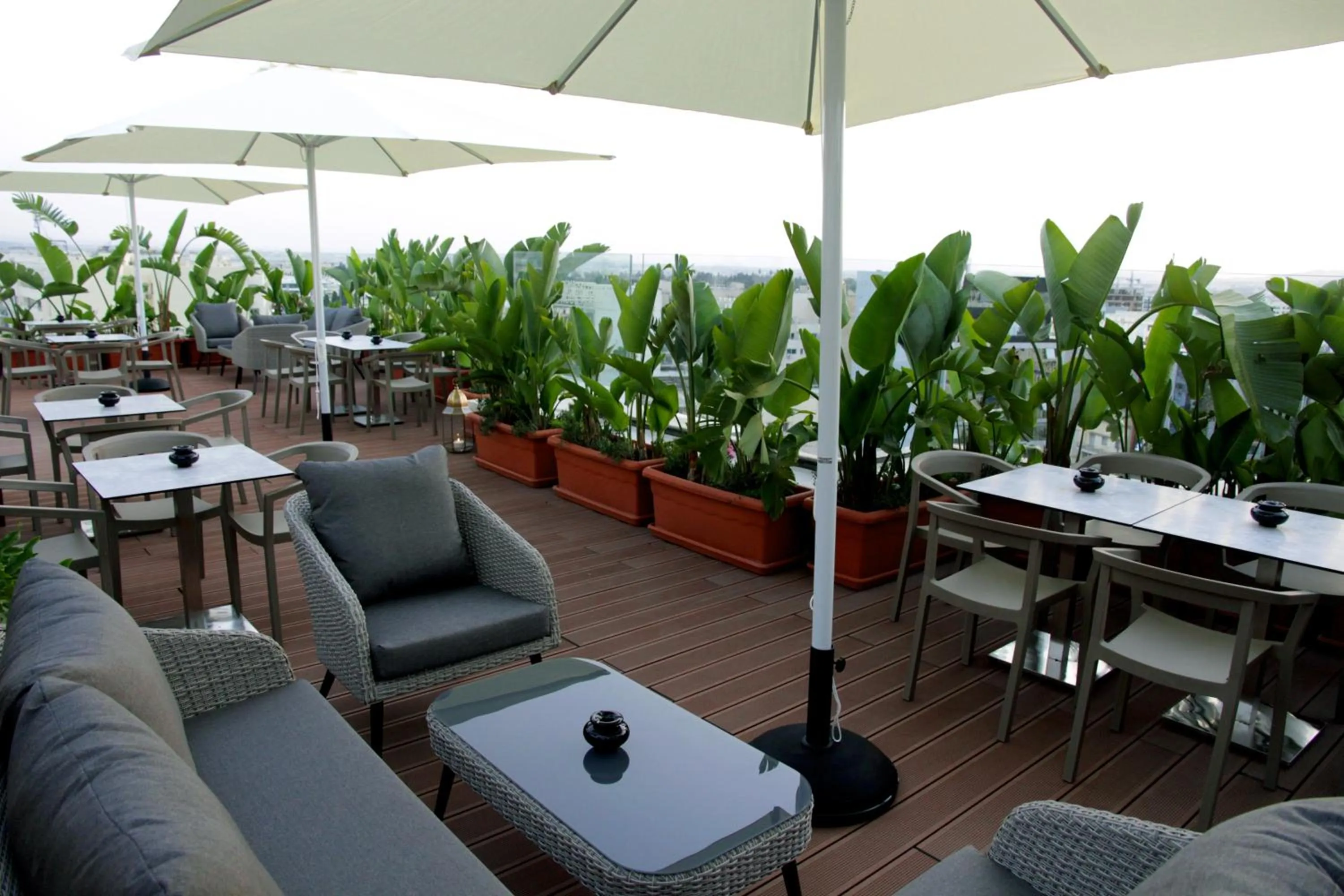 Patio in Nour Plazza Hotel