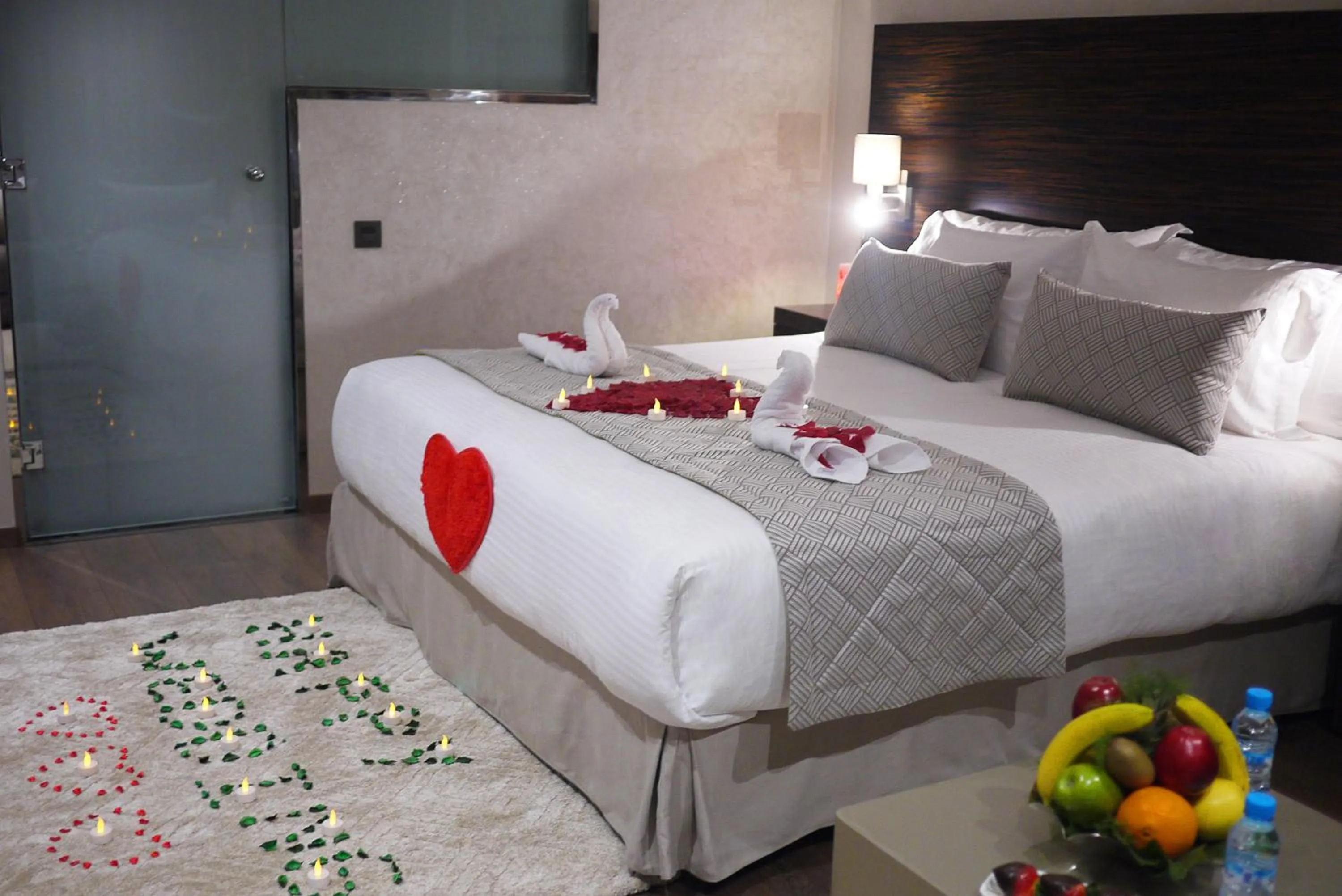 Bed in Nour Plazza Hotel