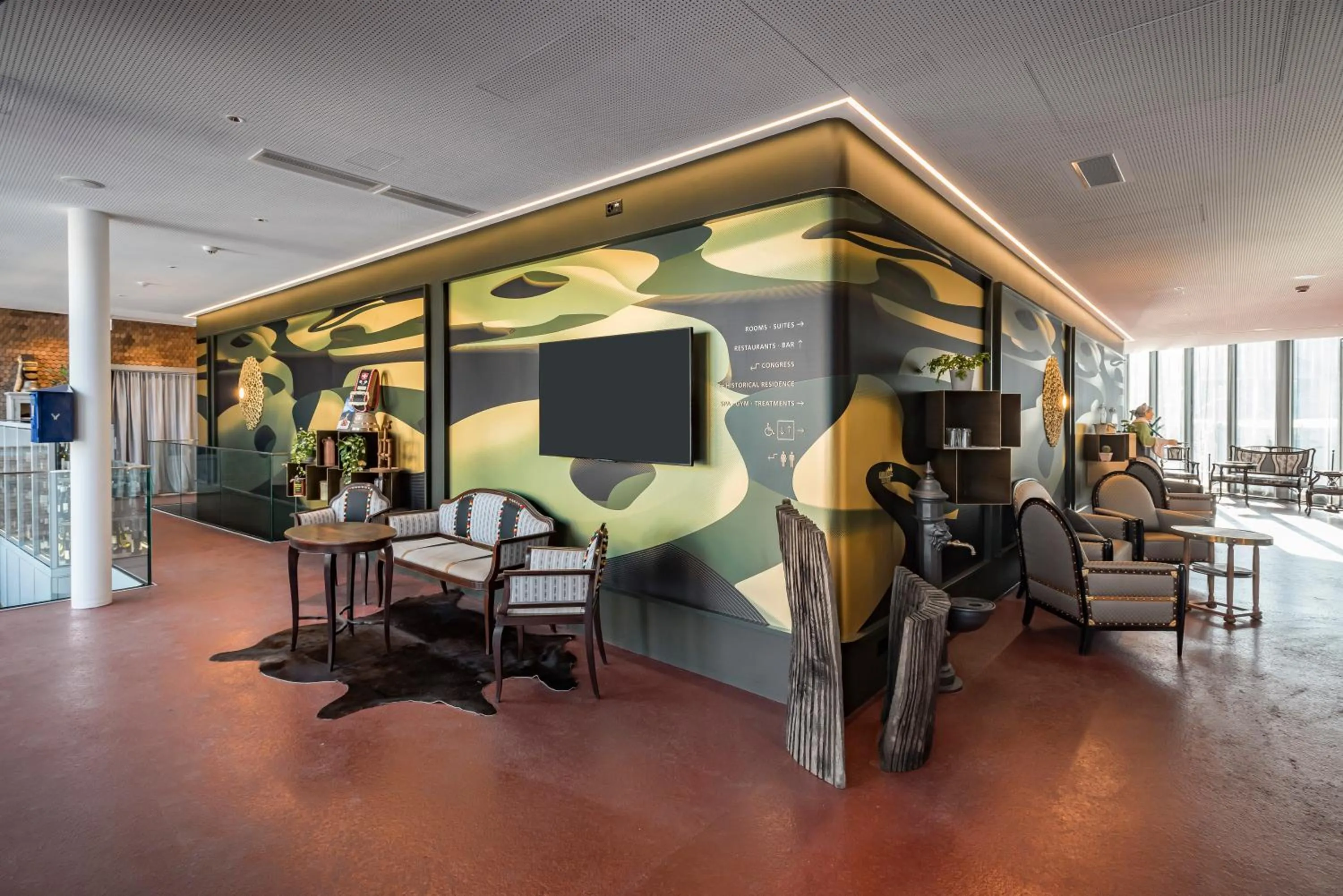 Communal lounge/ TV room in HIRSCHEN OBERKIRCH - Design Boutique Hotel