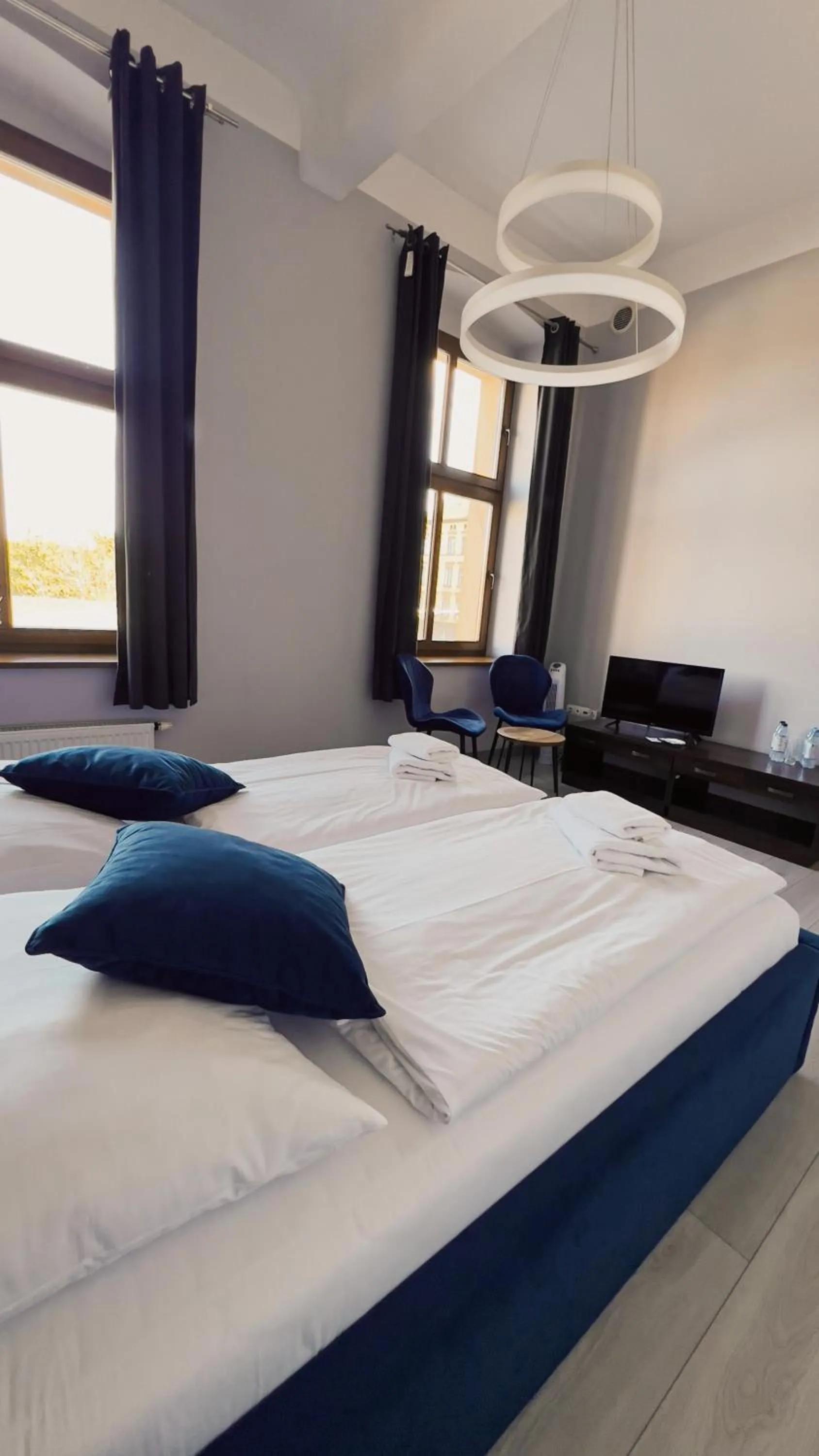 Bed in Legnicki Browar Książęcy Hotel i Restauracja