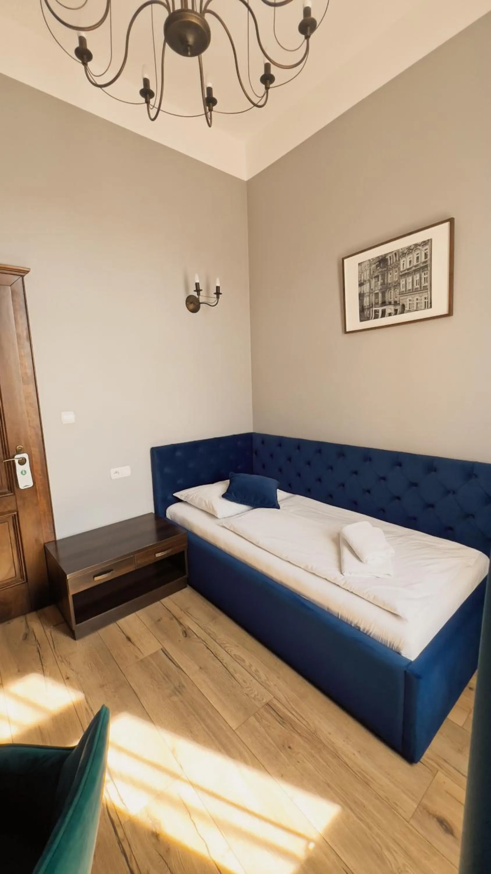 Bed in Legnicki Browar Książęcy Hotel i Restauracja