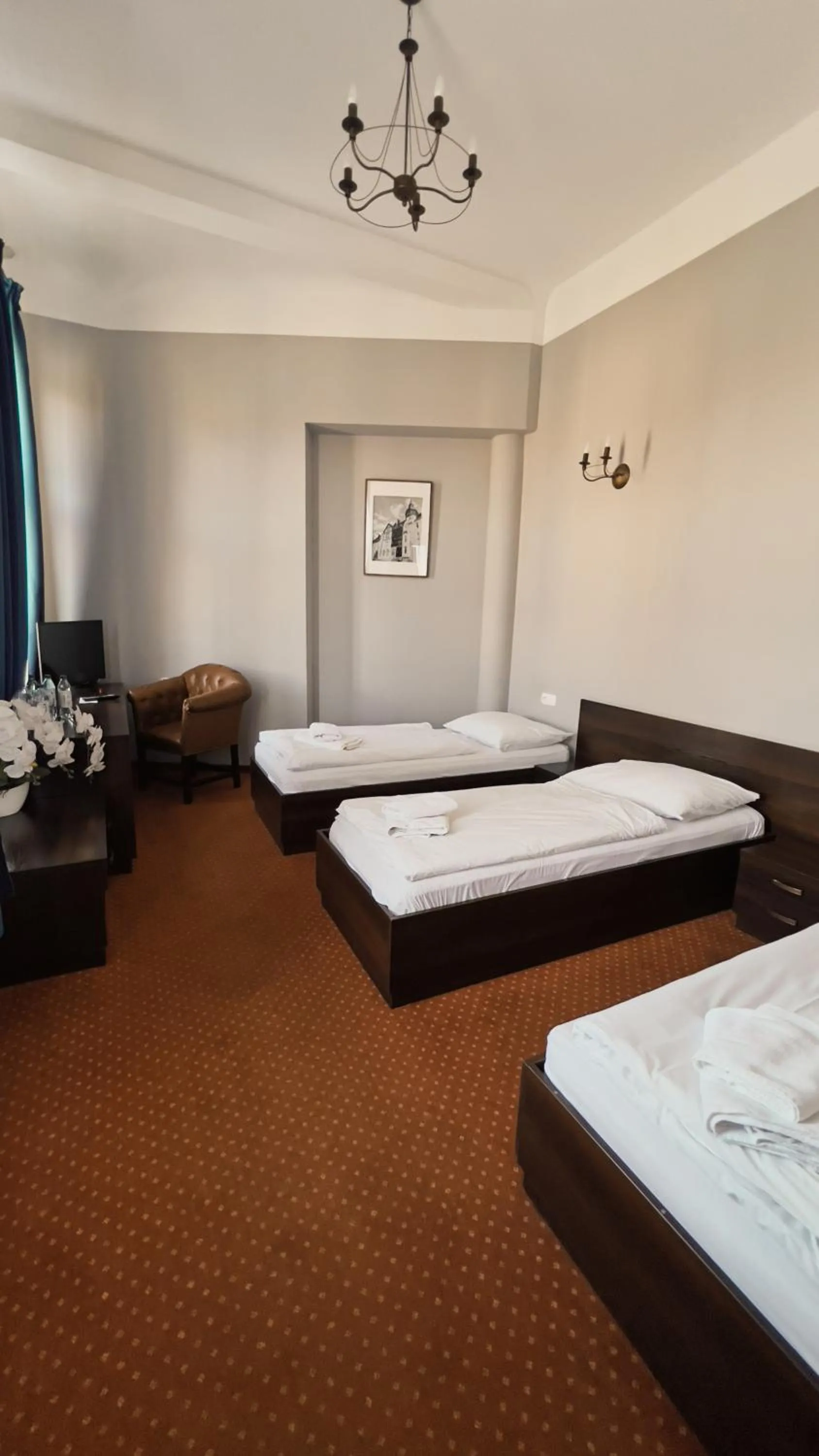 Bed in Legnicki Browar Książęcy Hotel i Restauracja