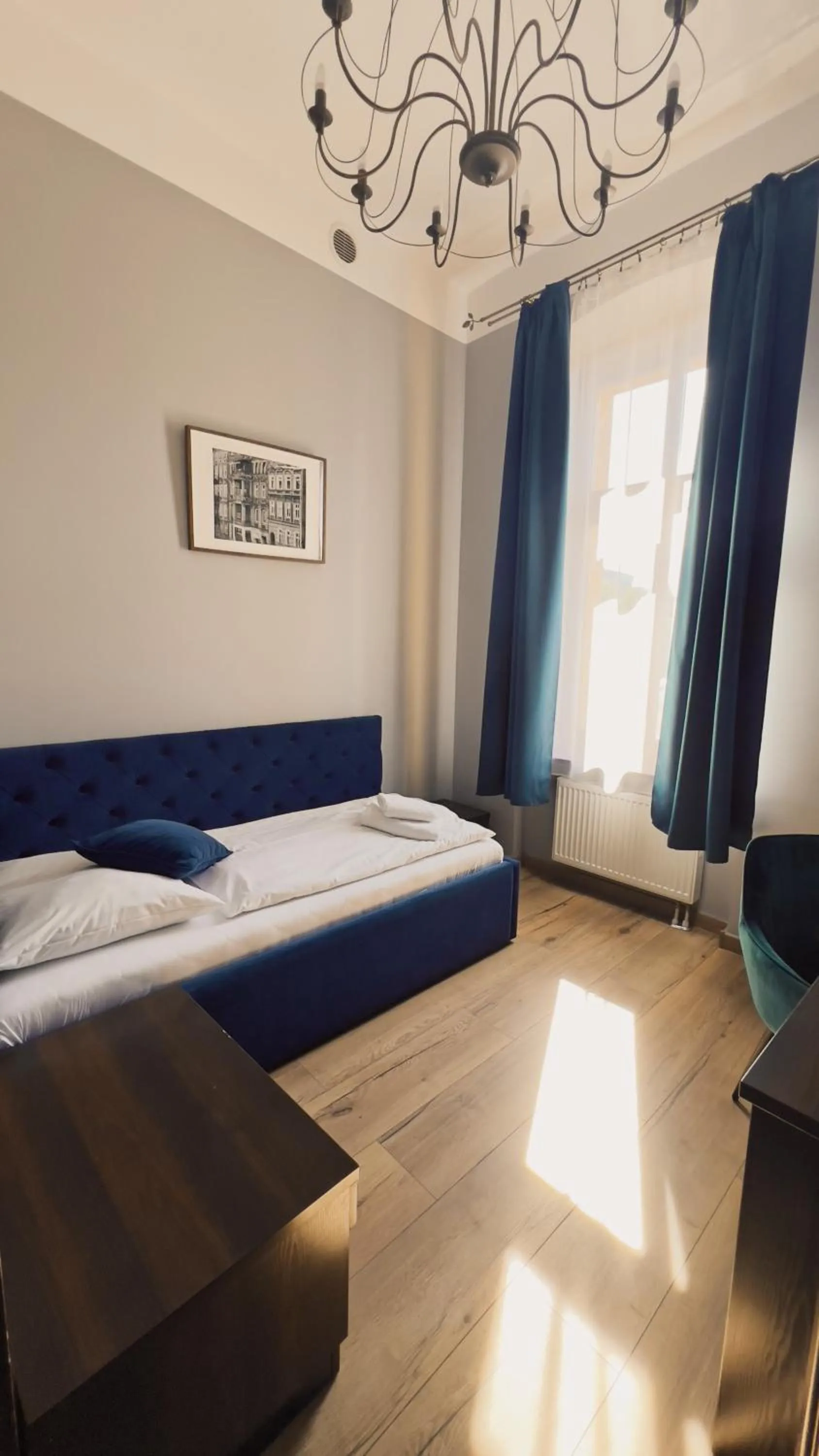 Bed in Legnicki Browar Książęcy Hotel i Restauracja