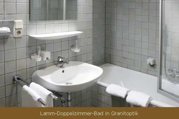 Bathroom in Hotel Lamm