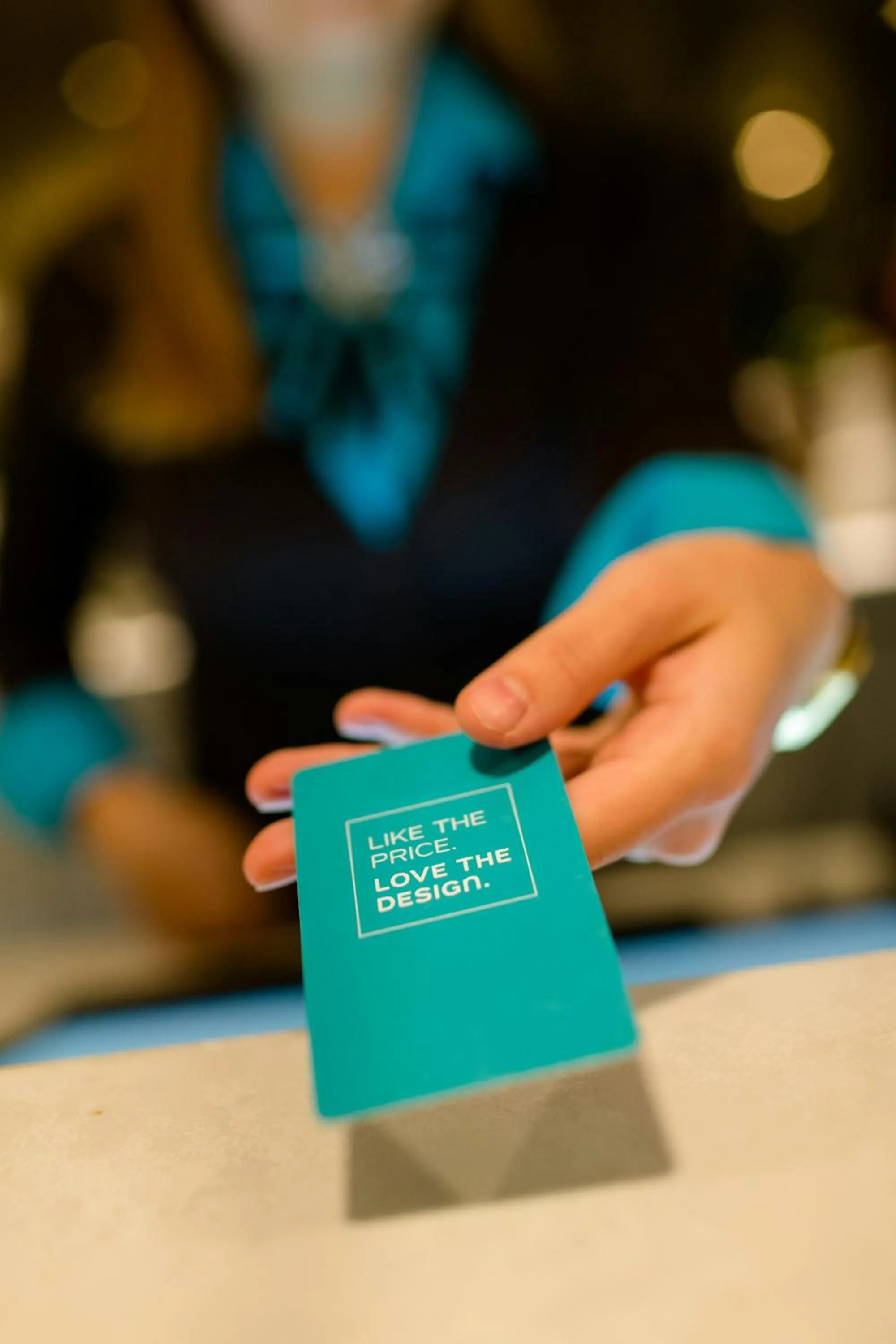 Lobby or reception in Motel One Frankfurt Airport