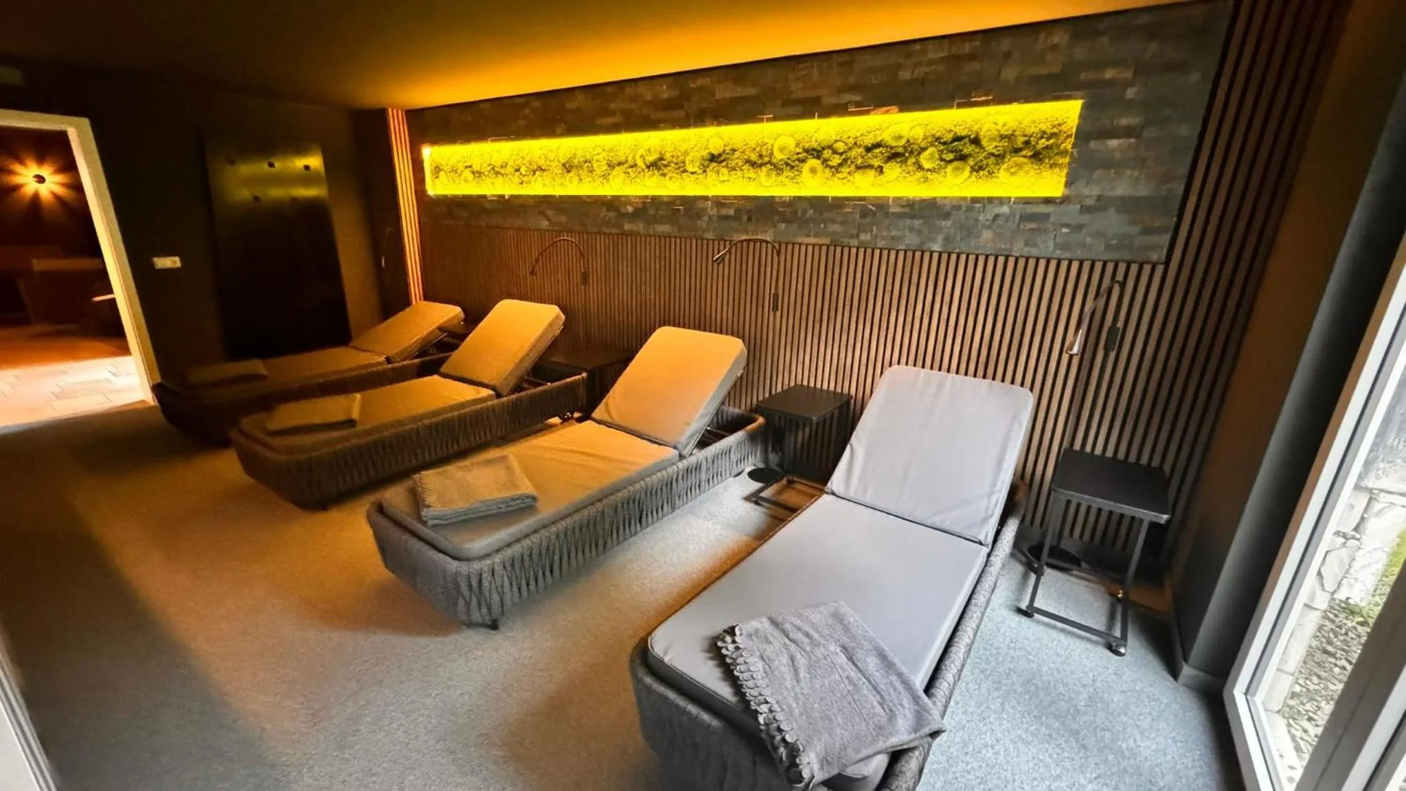 Sauna in SL'otel im Parforcehaus