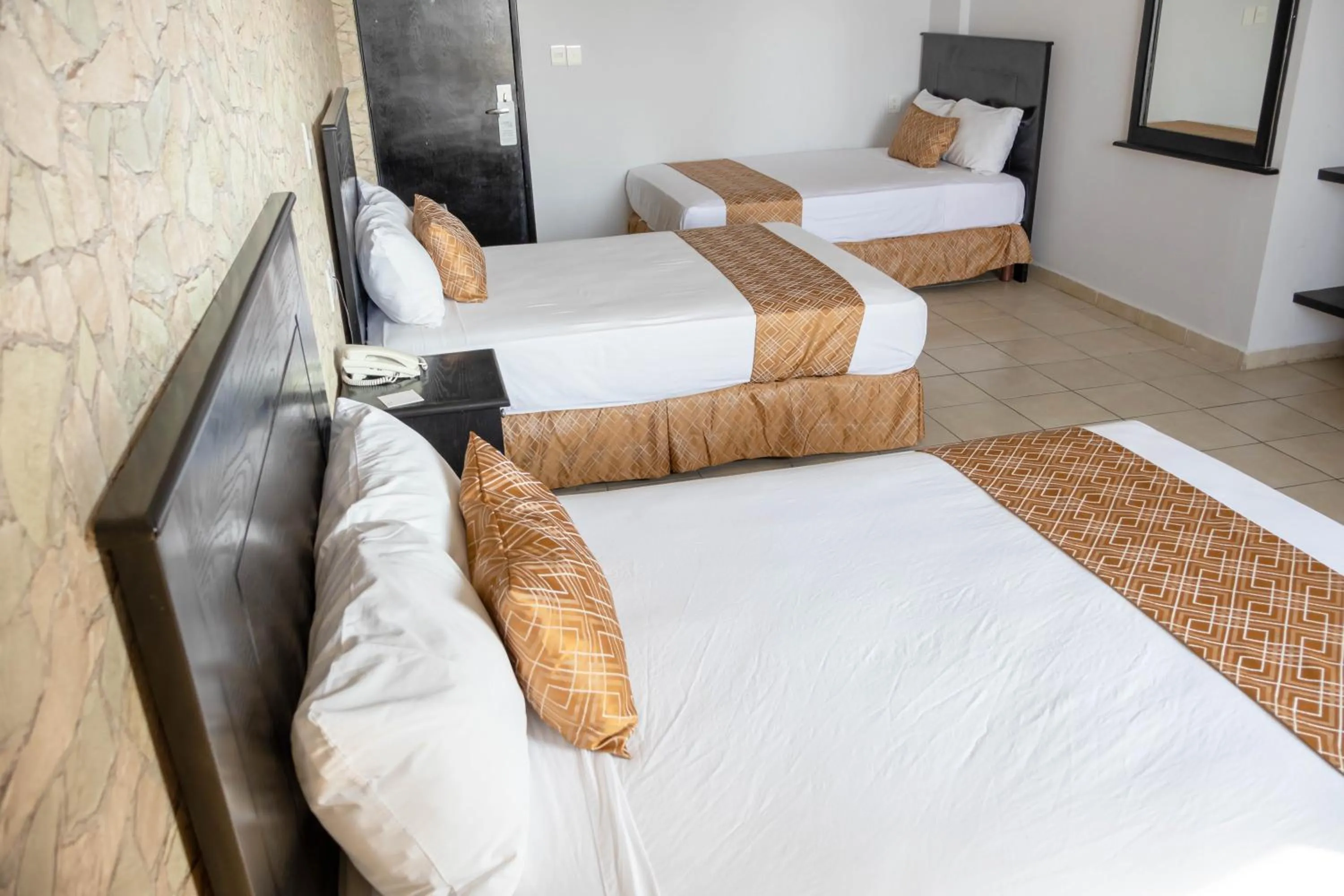 Bed in Hotel Costa Verde