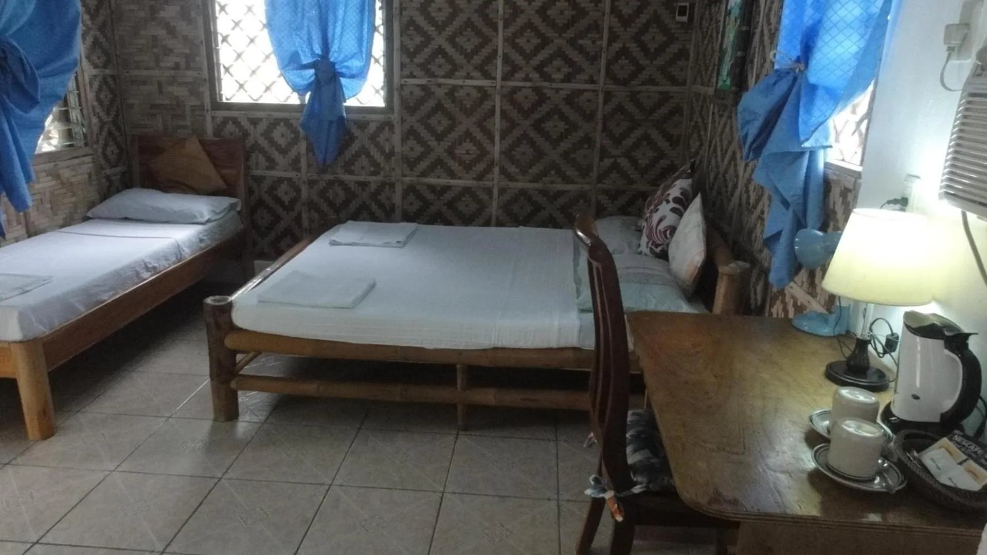 Bed in Sea Turtle House Moalboal