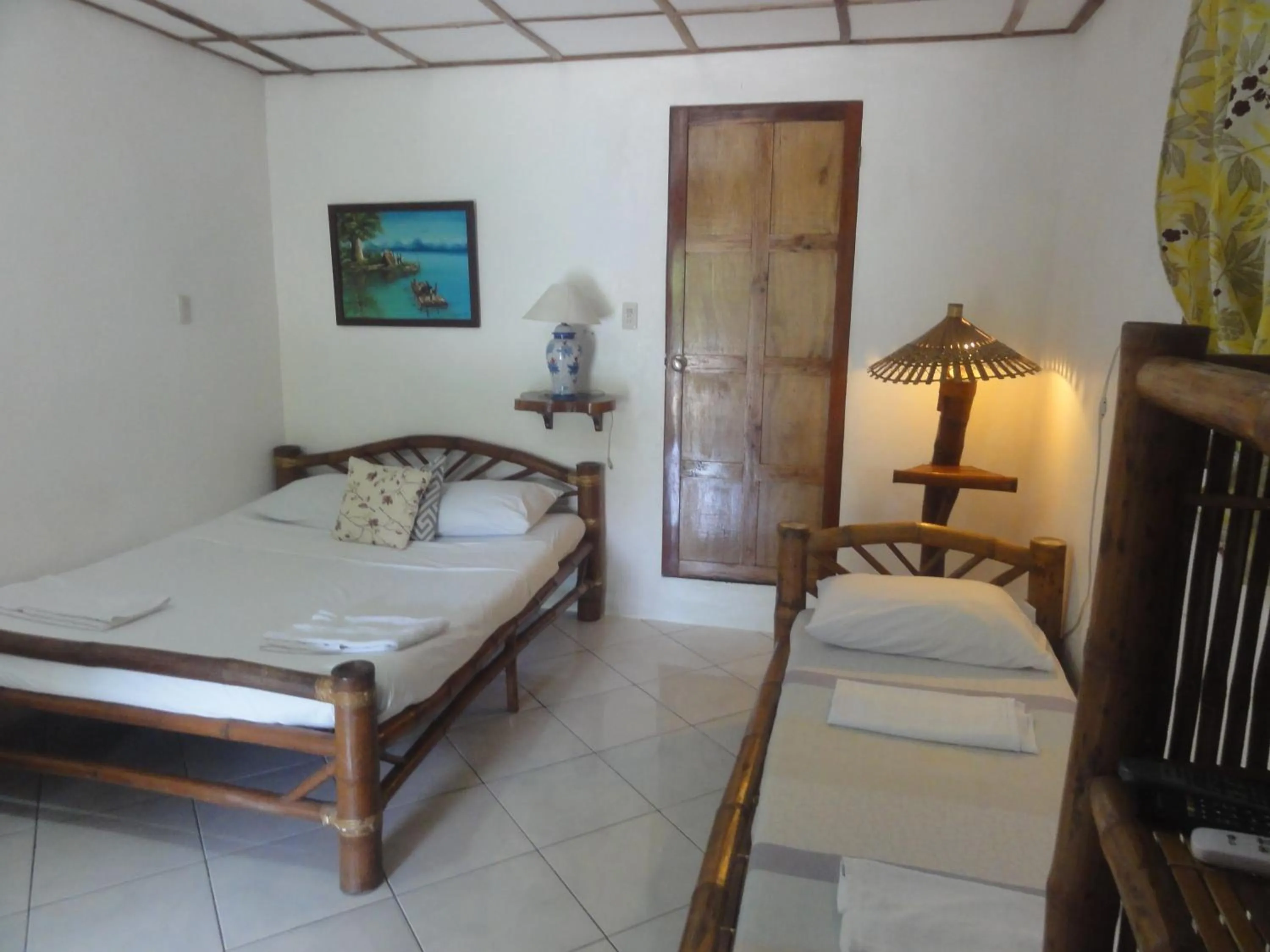 Bed in Sea Turtle House Moalboal