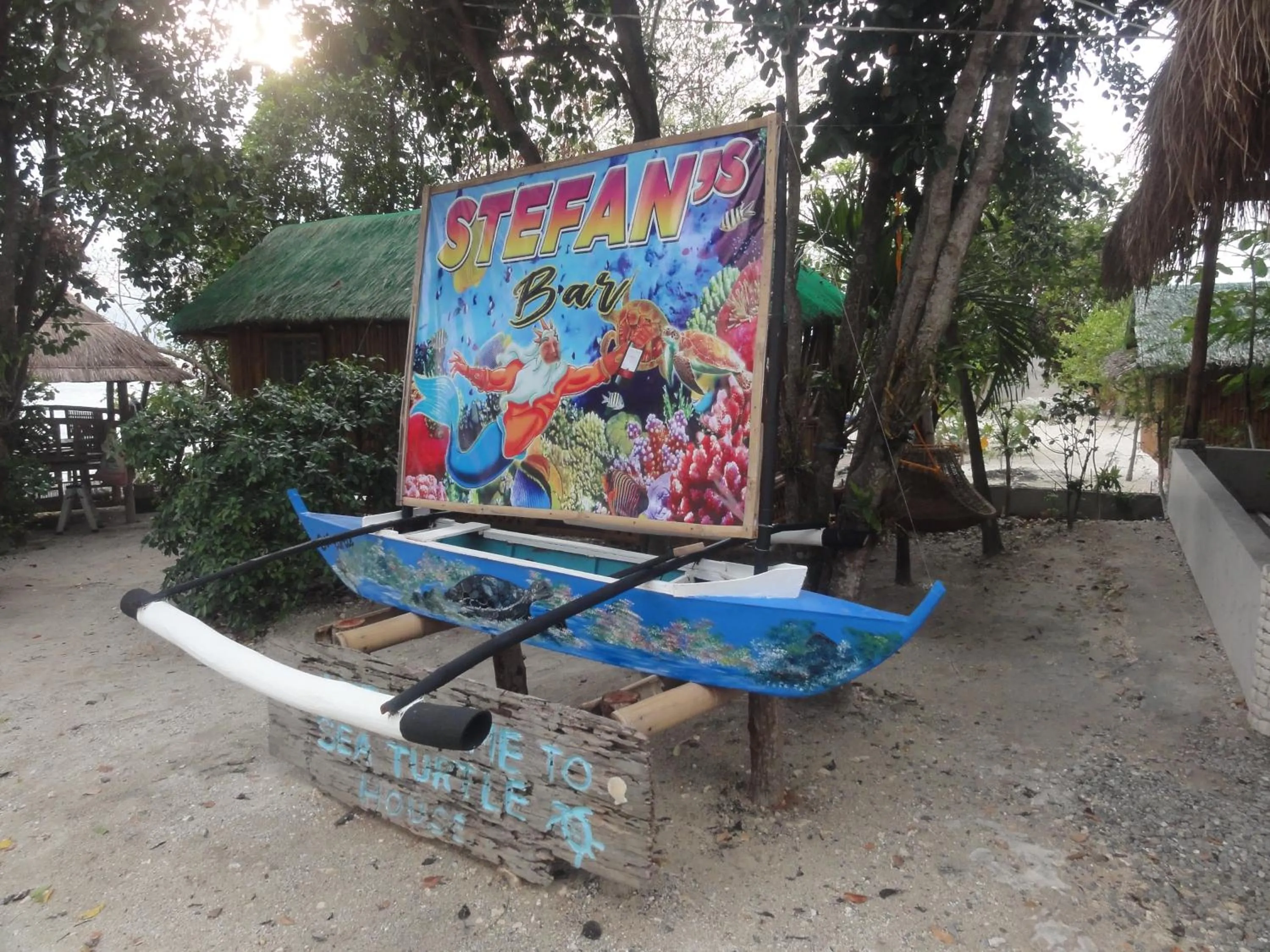 Decorative detail in Sea Turtle House Moalboal