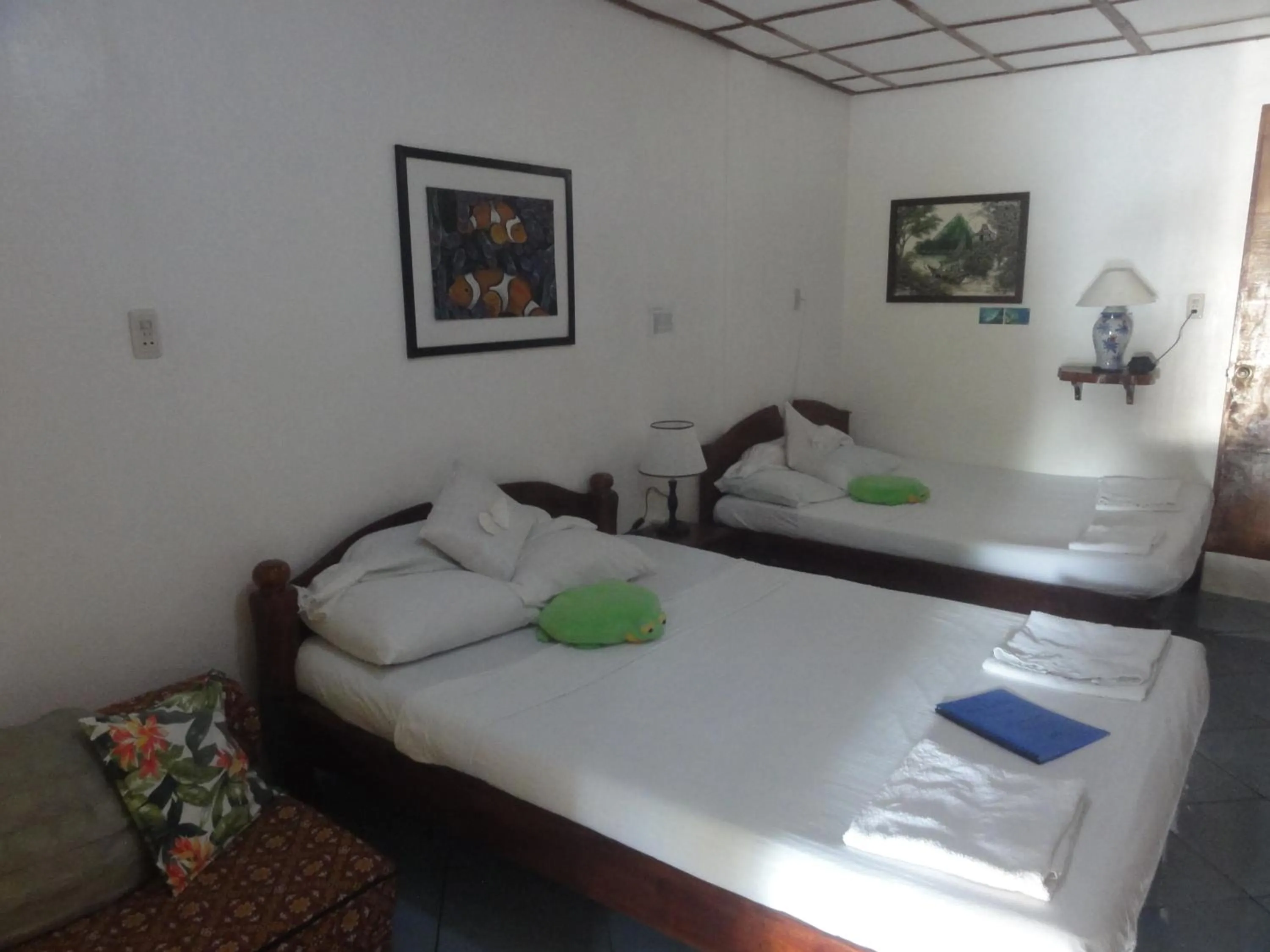 Bed in Sea Turtle House Moalboal