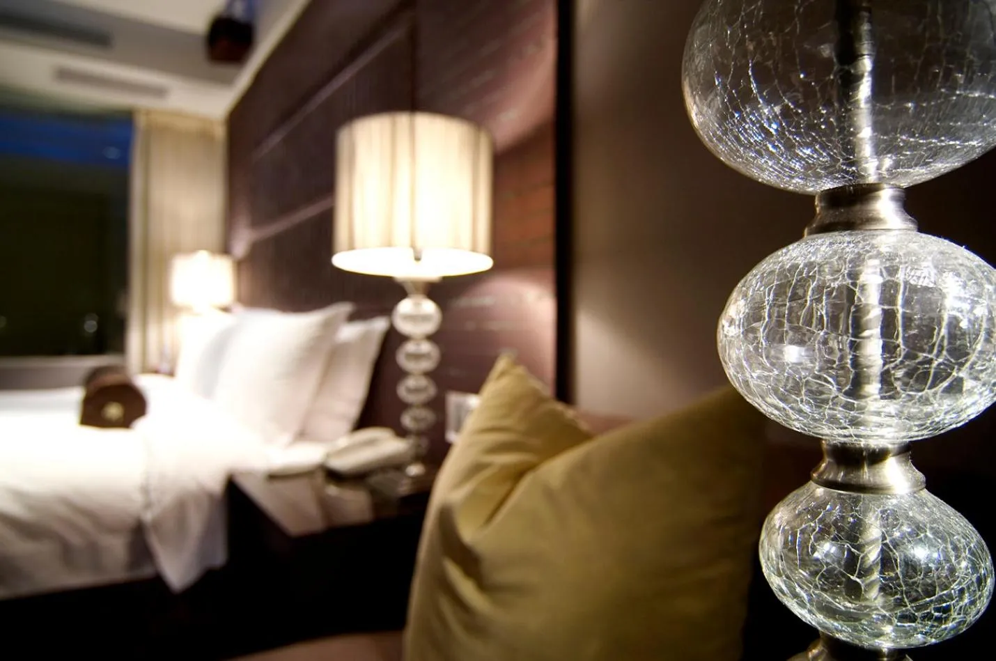 Decorative detail, Bed in Tango Motel