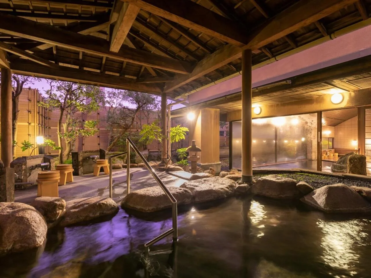 Open Air Bath in RYOKAN OQOQ-Tamai Bekkan