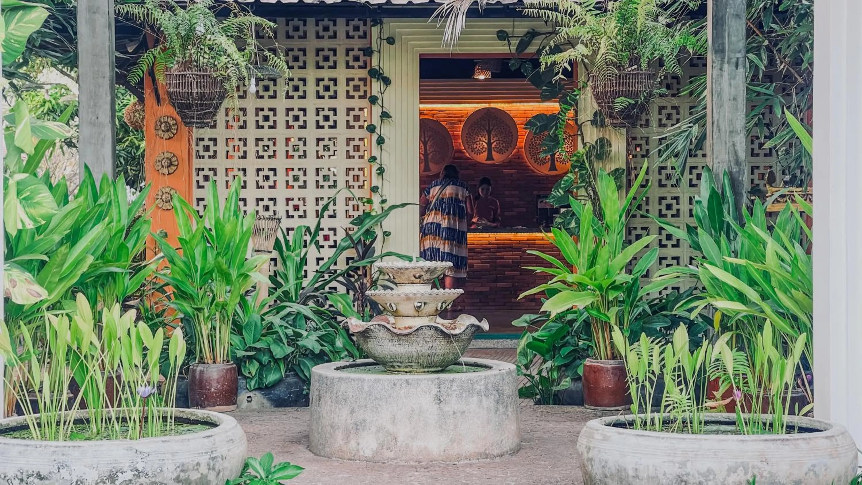 Garden in Home Indochine d'Angkor Hotel