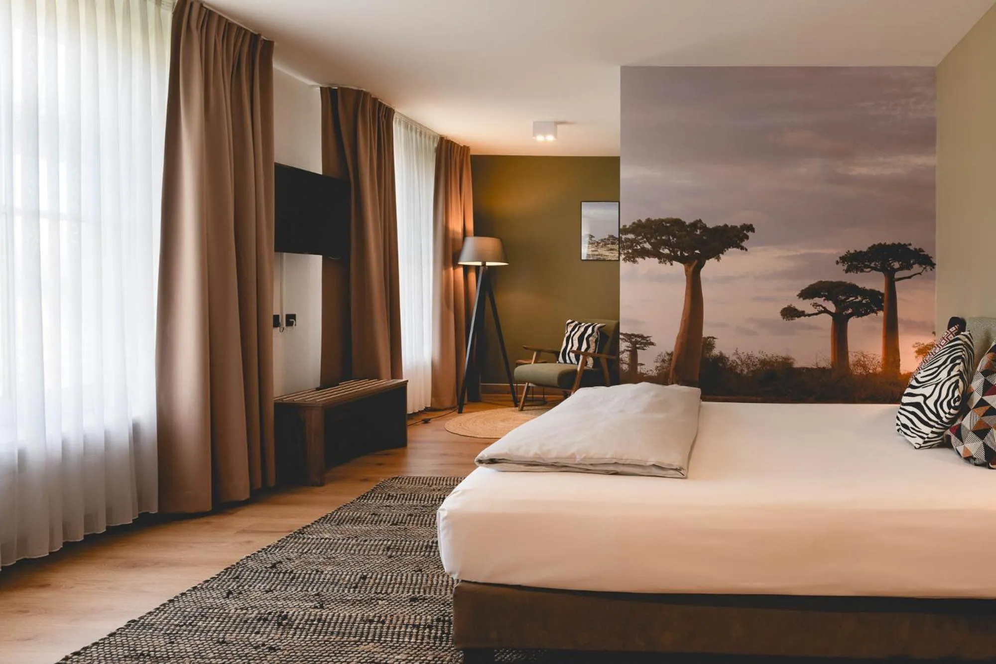 Photo of the whole room, Bed in Sunderland Hotel