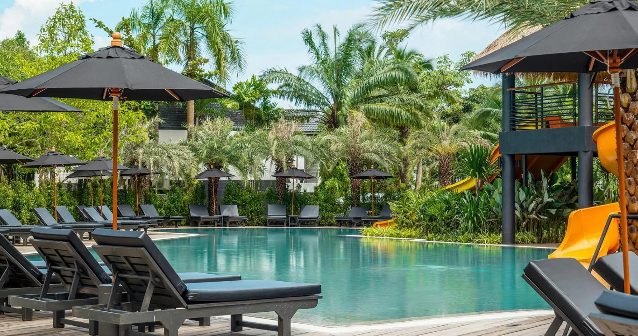Swimming pool in The Splash Koh Chang