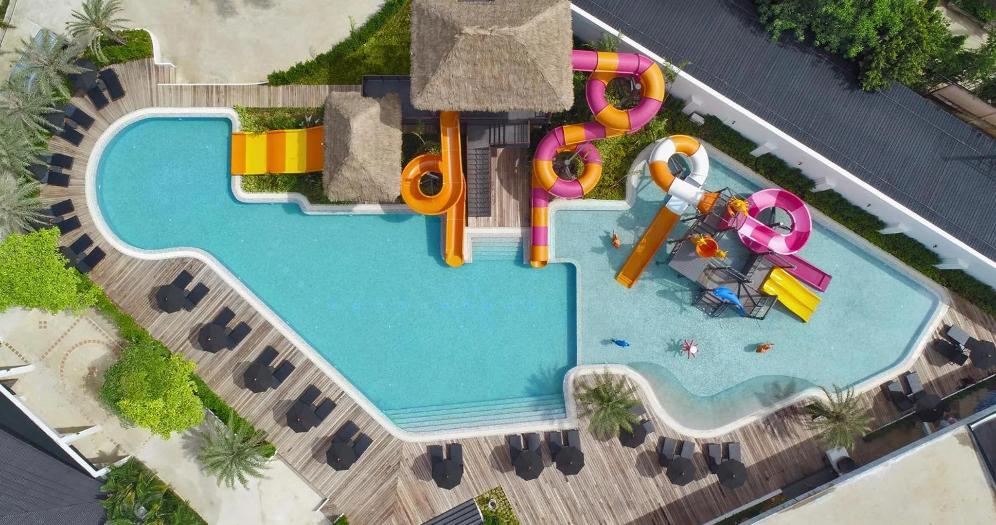 Bird's eye view in The Splash Koh Chang