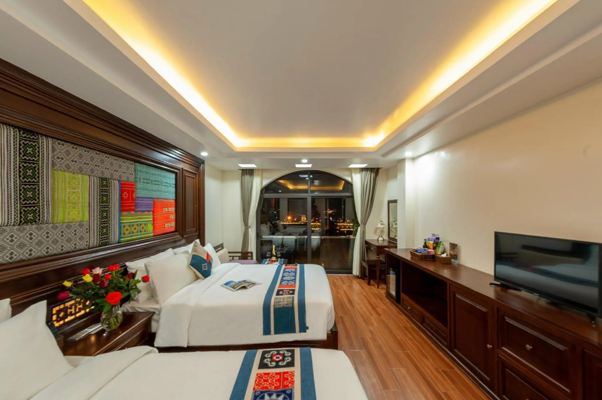 Bed in Sapa Passion Hotel & Spa