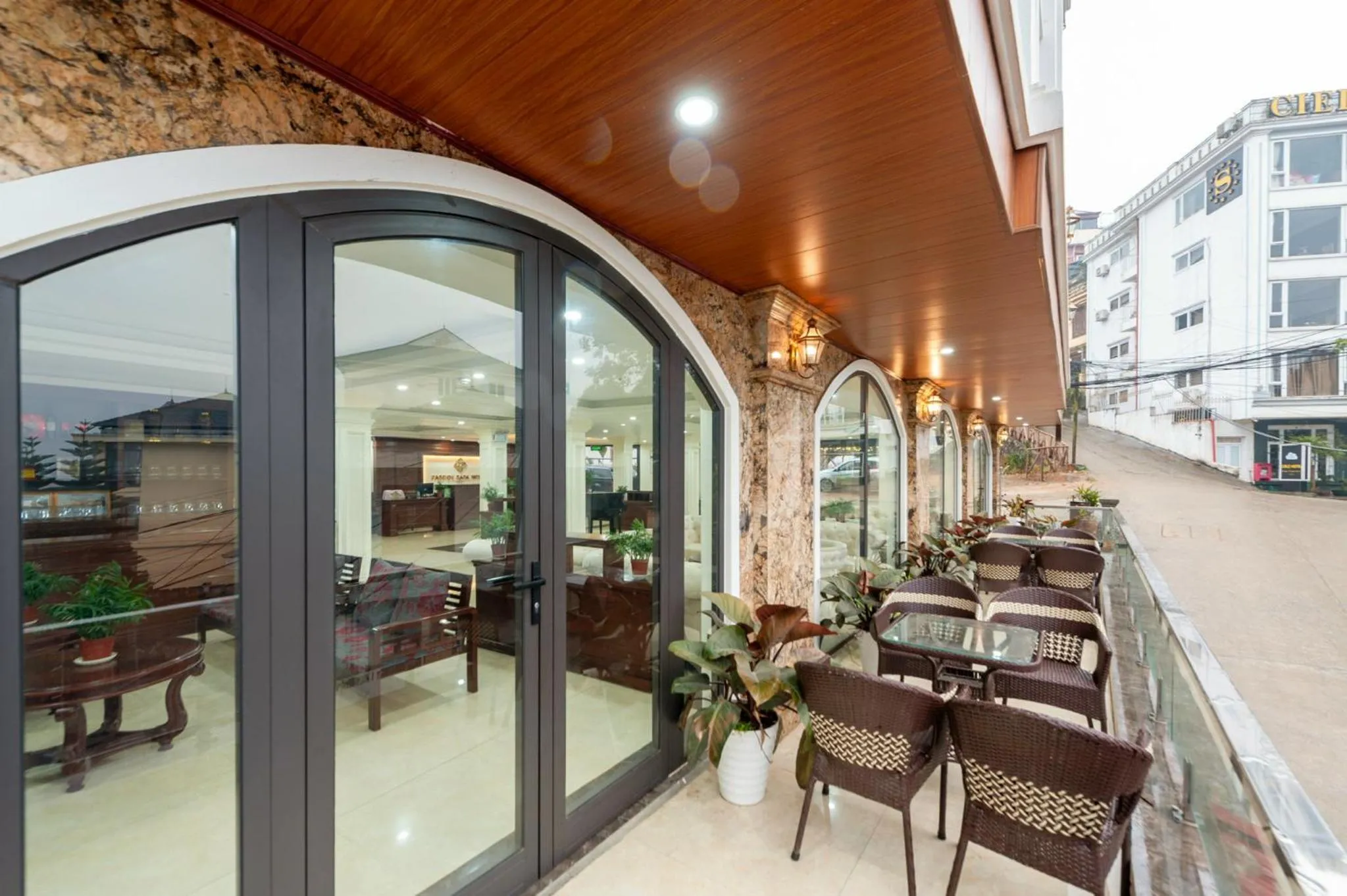 Balcony/Terrace in Sapa Passion Hotel & Spa