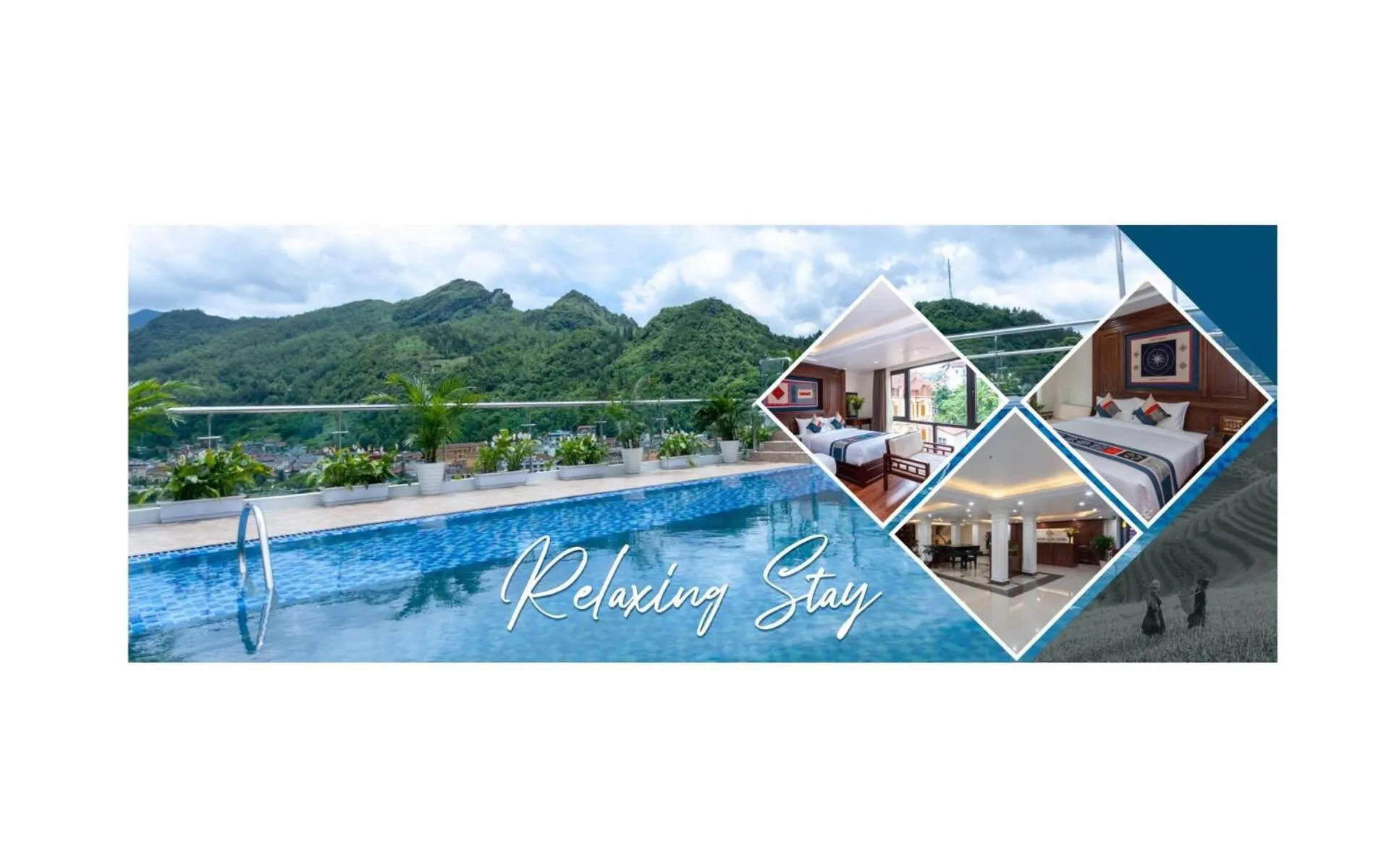 Swimming pool in Sapa Passion Hotel & Spa