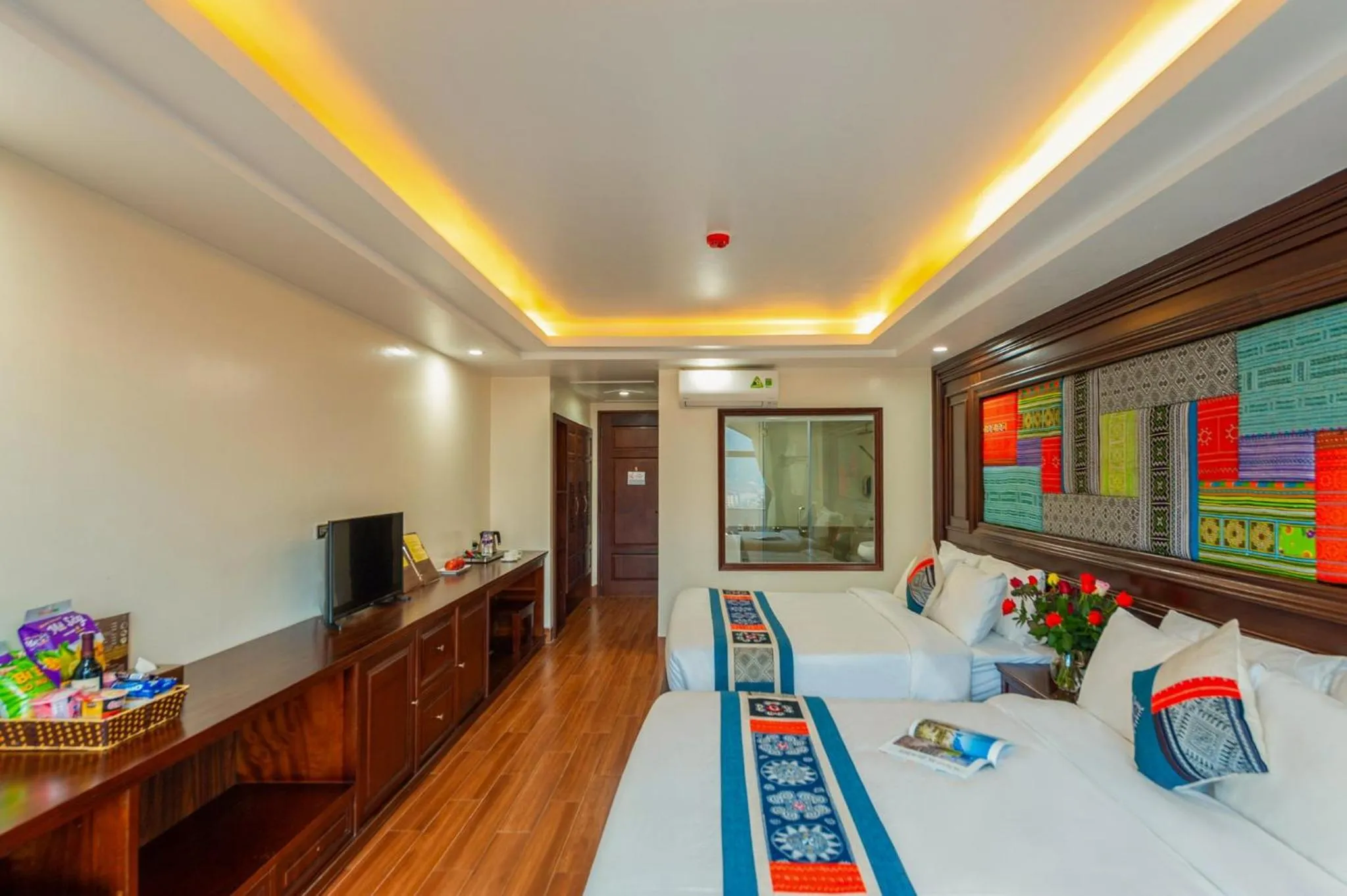 Bed in Sapa Passion Hotel & Spa