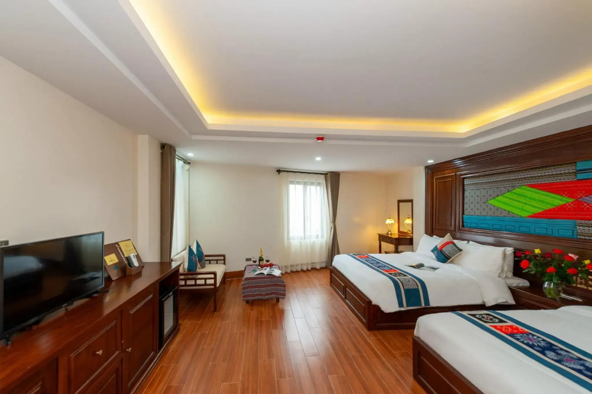 Triple Room with Mountain View in Sapa Passion Hotel & Spa Triple Room with Mountain View in Sapa Passion Hotel & Spa