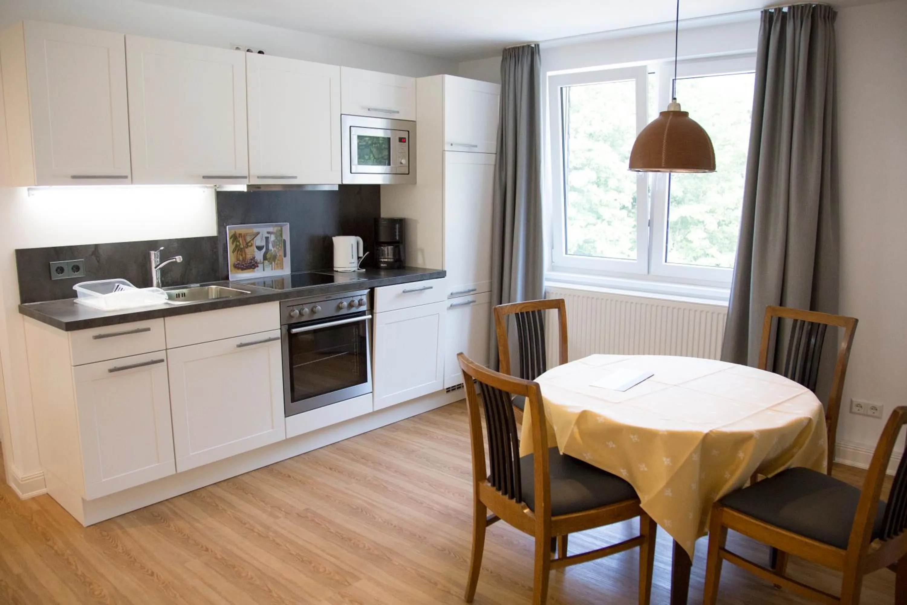 Kitchen or kitchenette in Hotel Jagdhaus Wiese