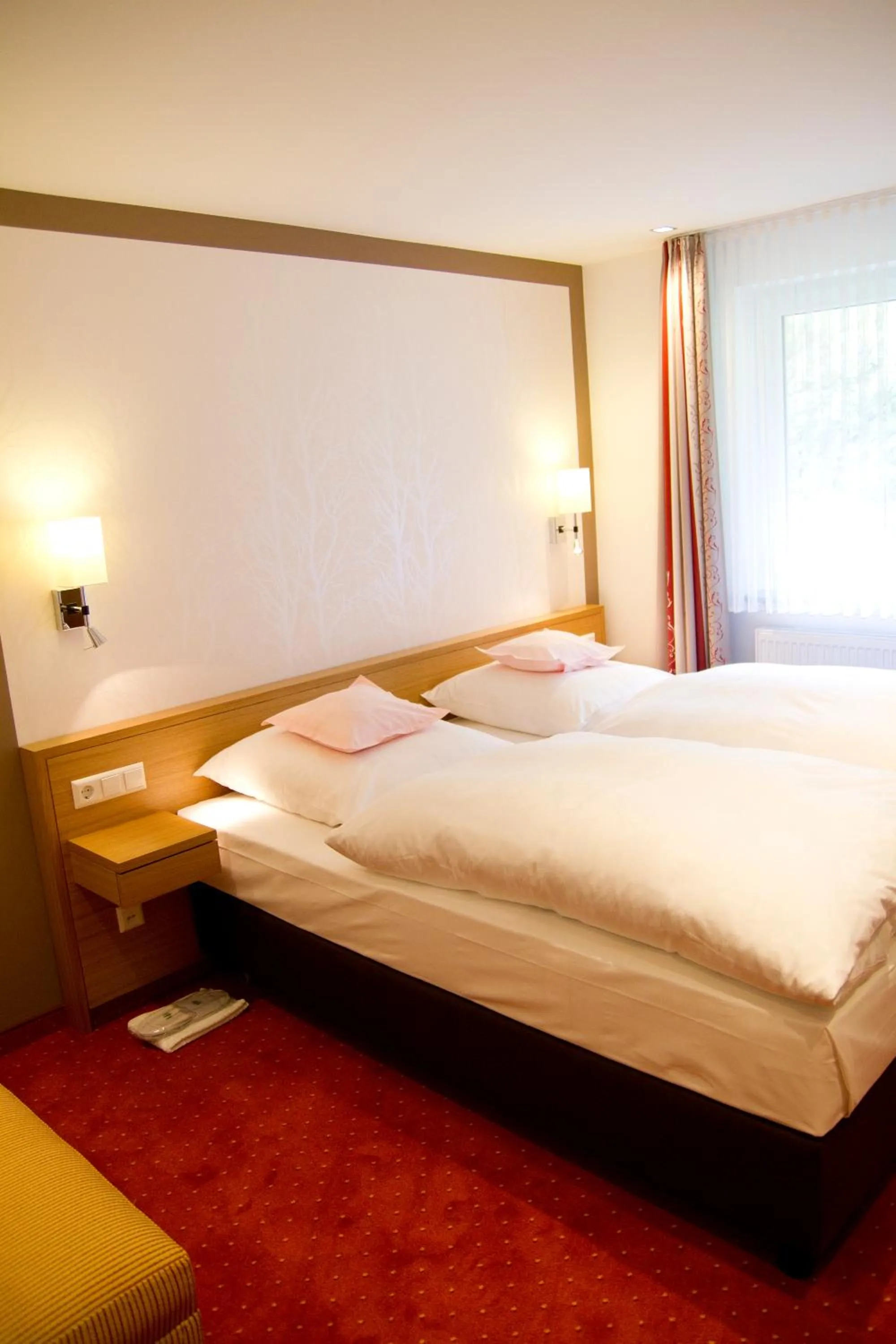 Bedroom, Bed in Hotel Jagdhaus Wiese