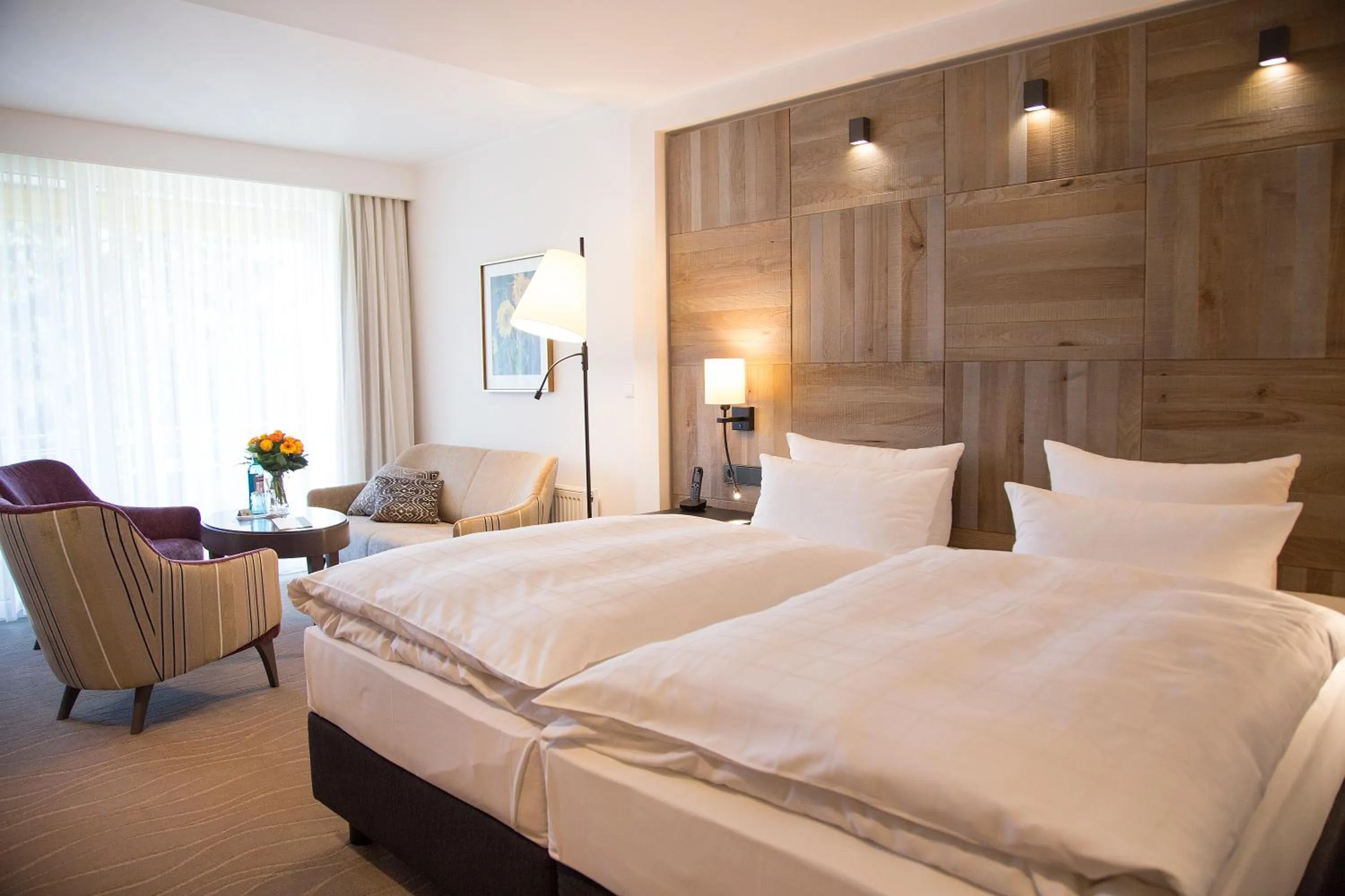 Bed in Hotel Jagdhaus Wiese