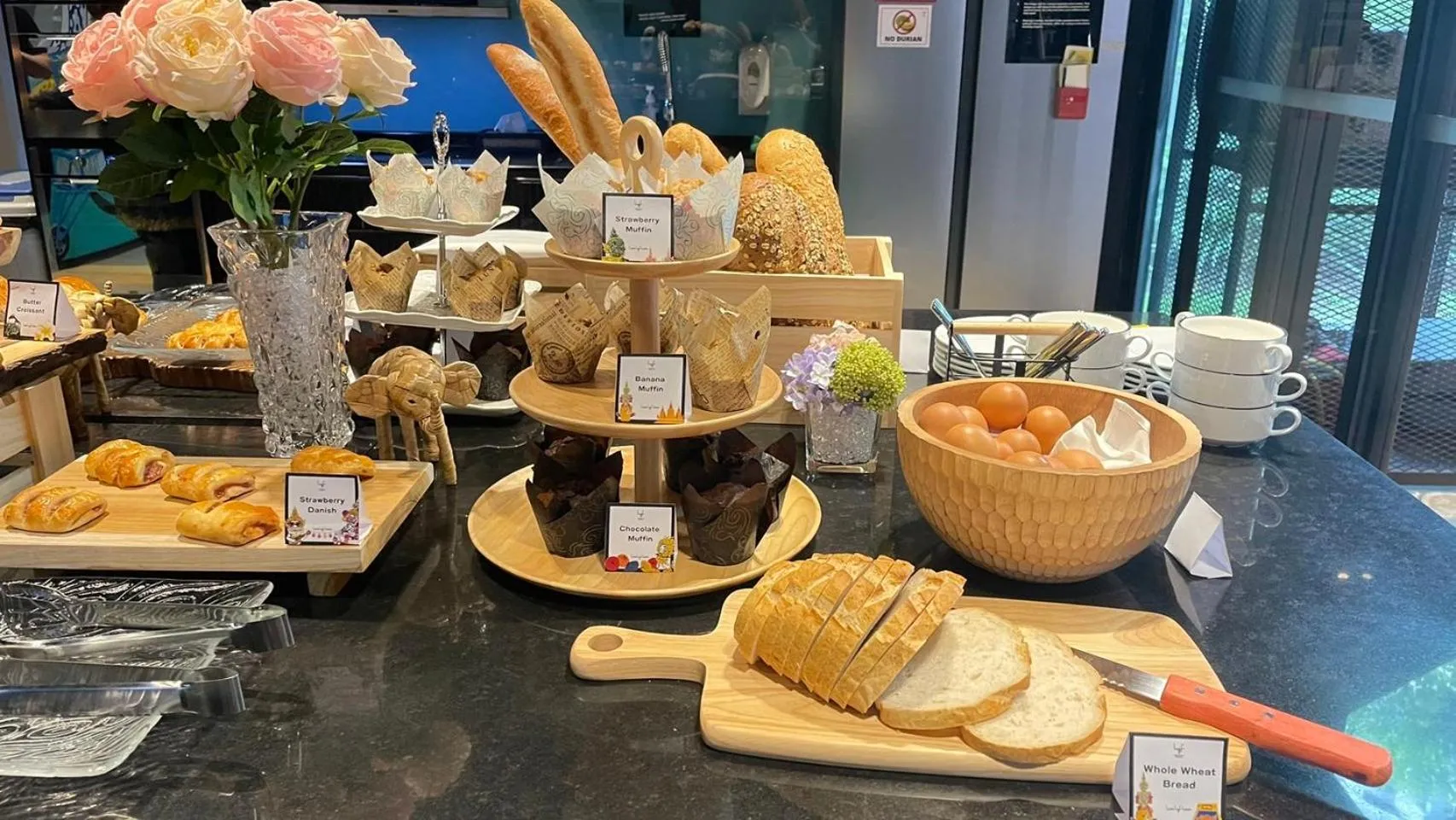 Buffet breakfast in lyf Sukhumvit 8 Bangkok