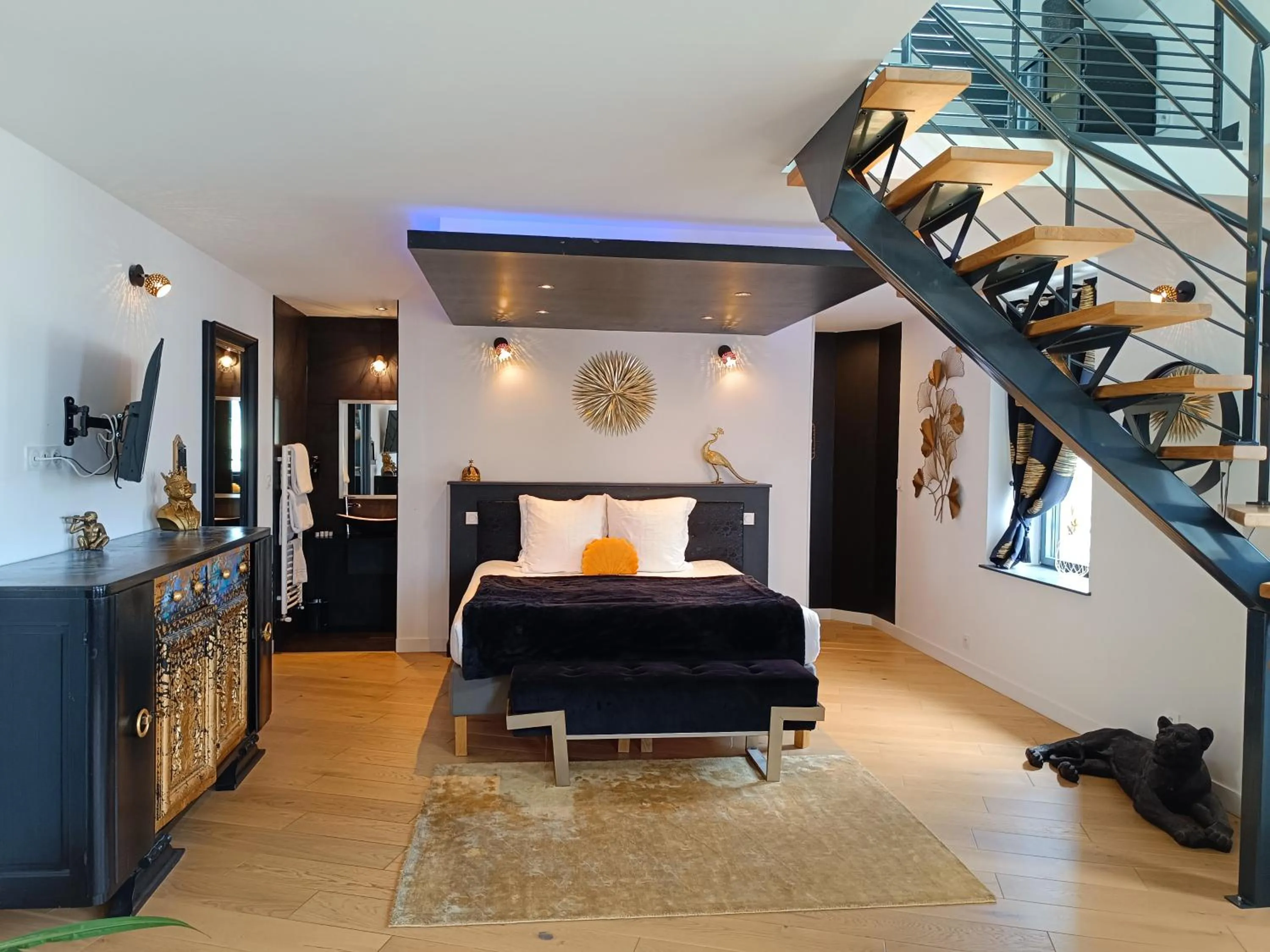 Bed in Les Suites de Bougainville