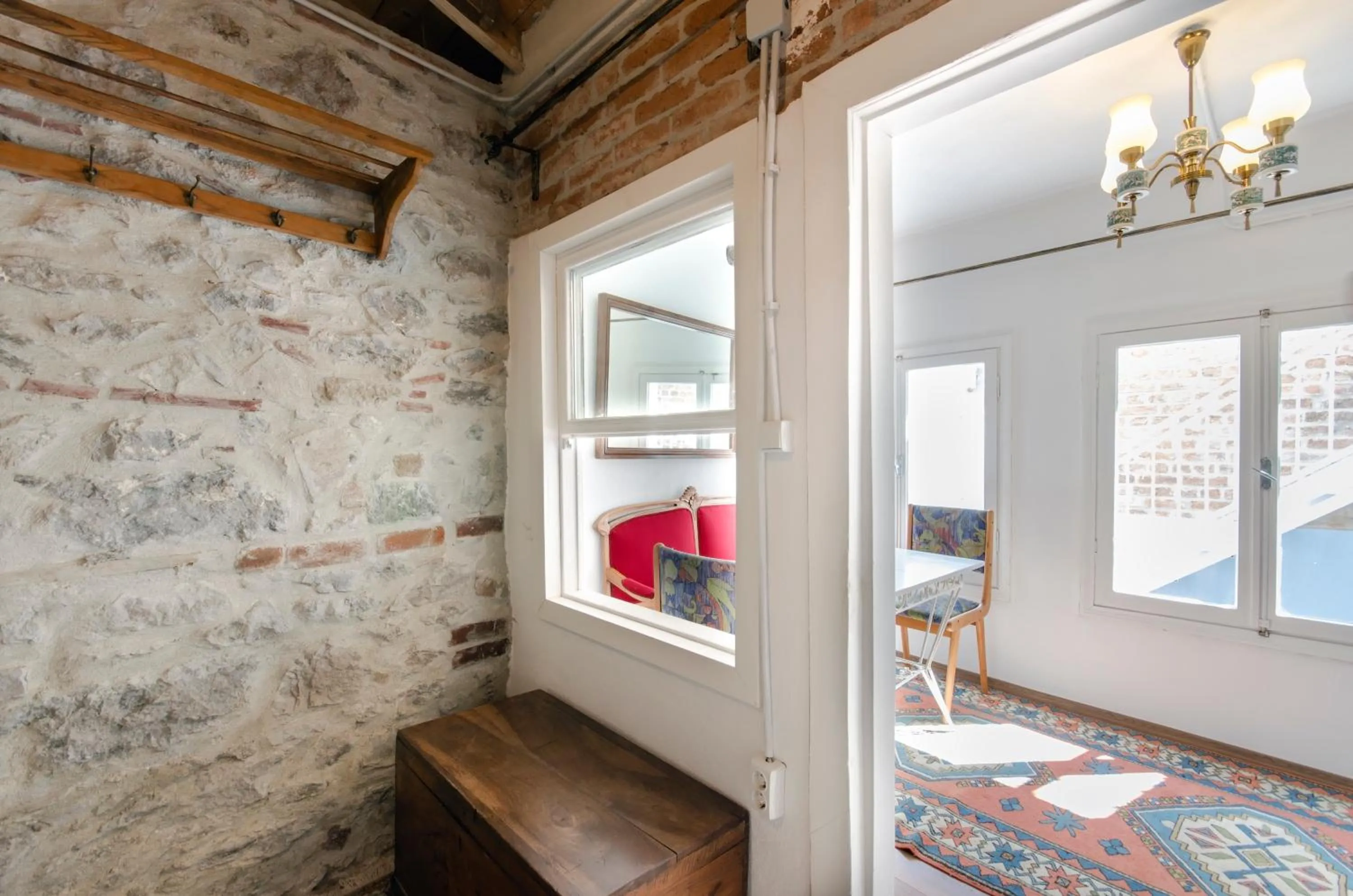 Seating area in Iconic Stone Houses