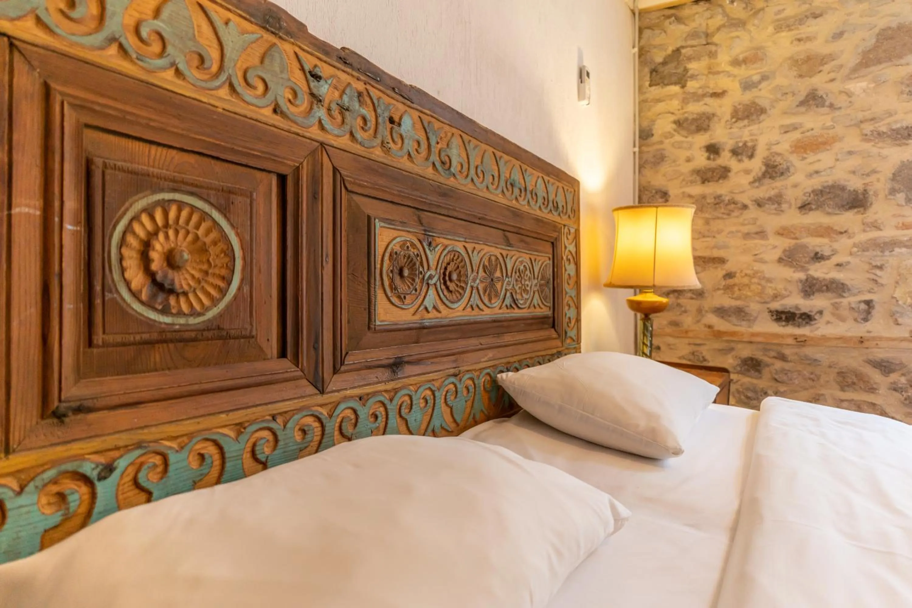 Bedroom, Bed in Iconic Stone Houses