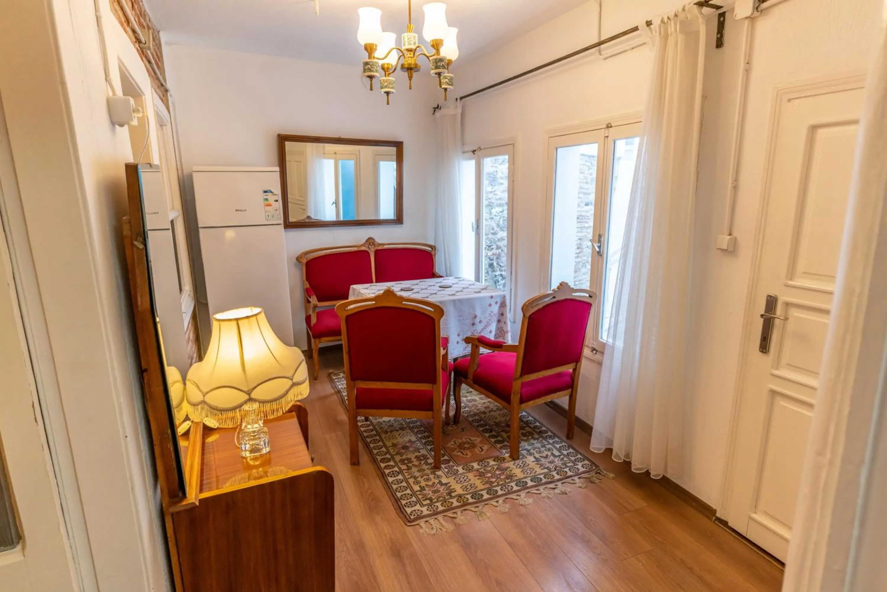 Seating area in Iconic Stone Houses