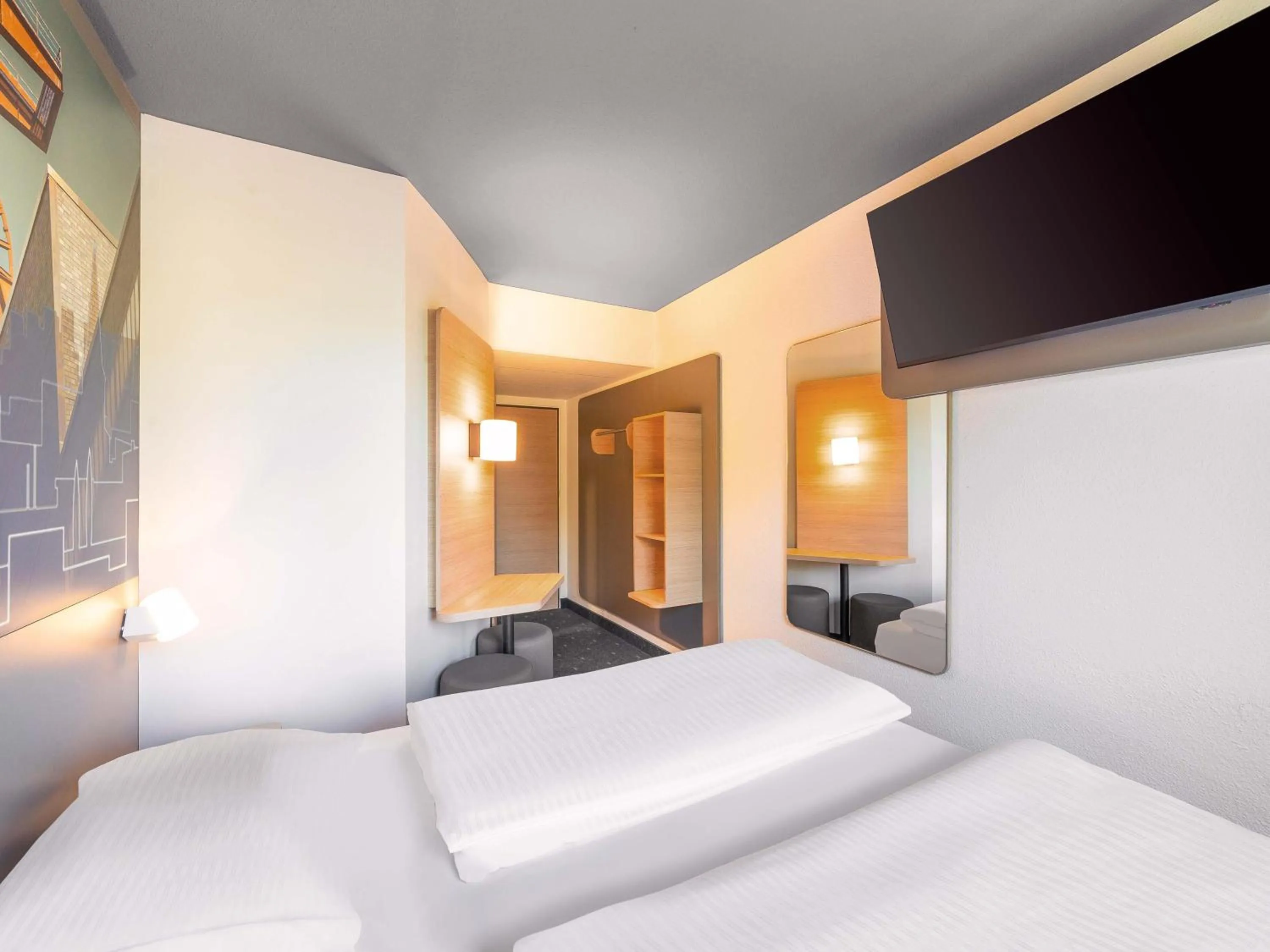 Photo of the whole room, Bed in B&B HOTEL Würzburg-Ost