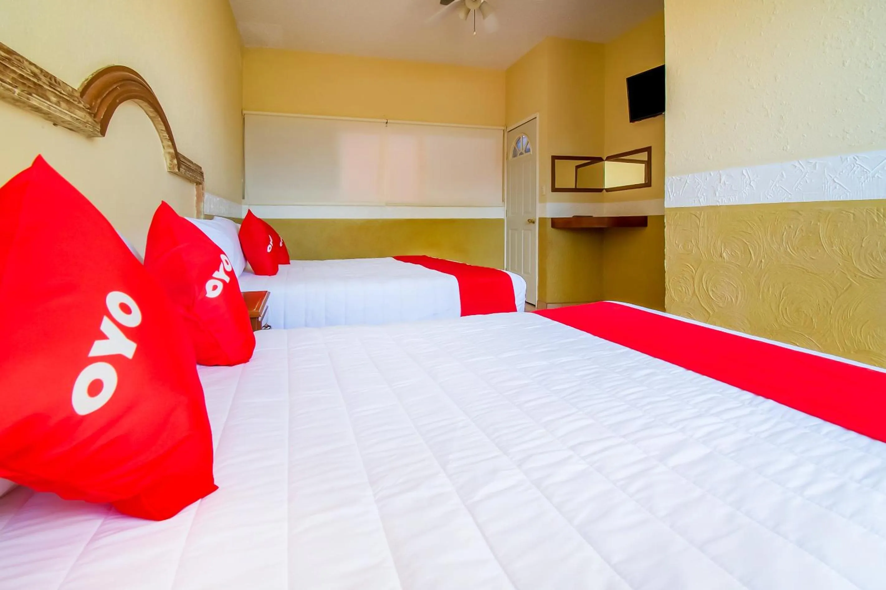 Bedroom in OYO Hotel Morelos, Villa Hidalgo