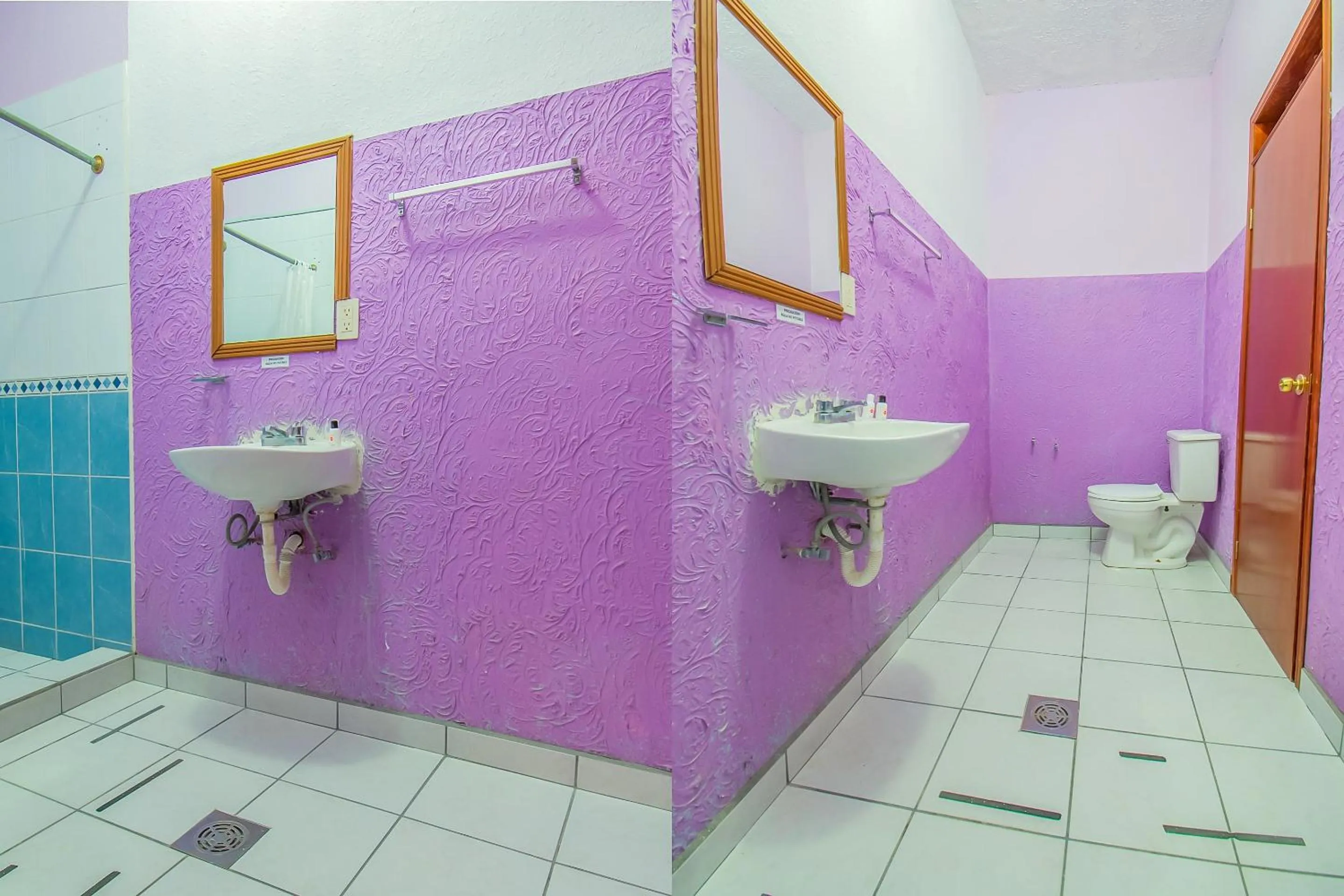 Bathroom in OYO Hotel Morelos, Villa Hidalgo