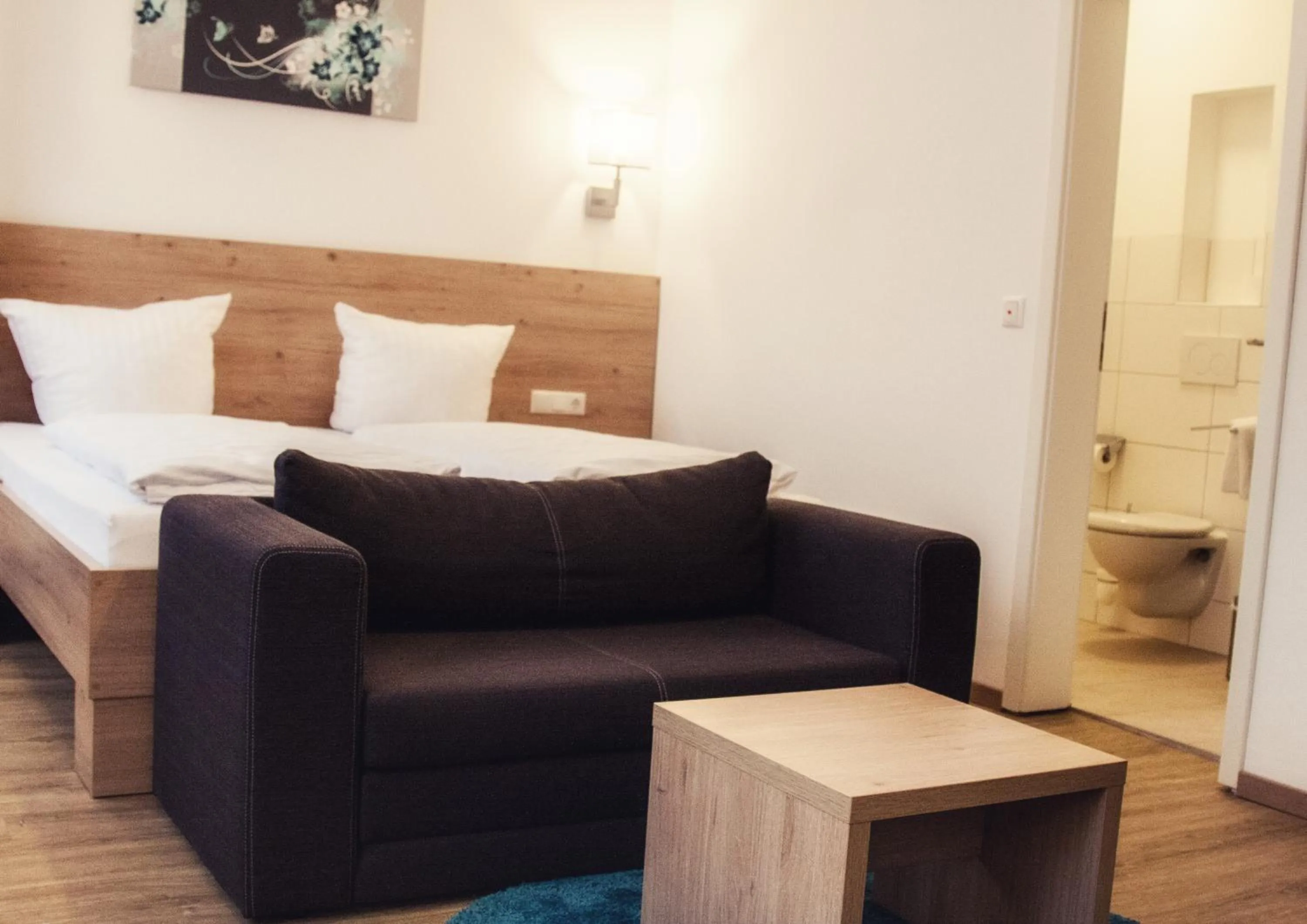 Decorative detail, Bed in Hotel - Stadtvilla Central