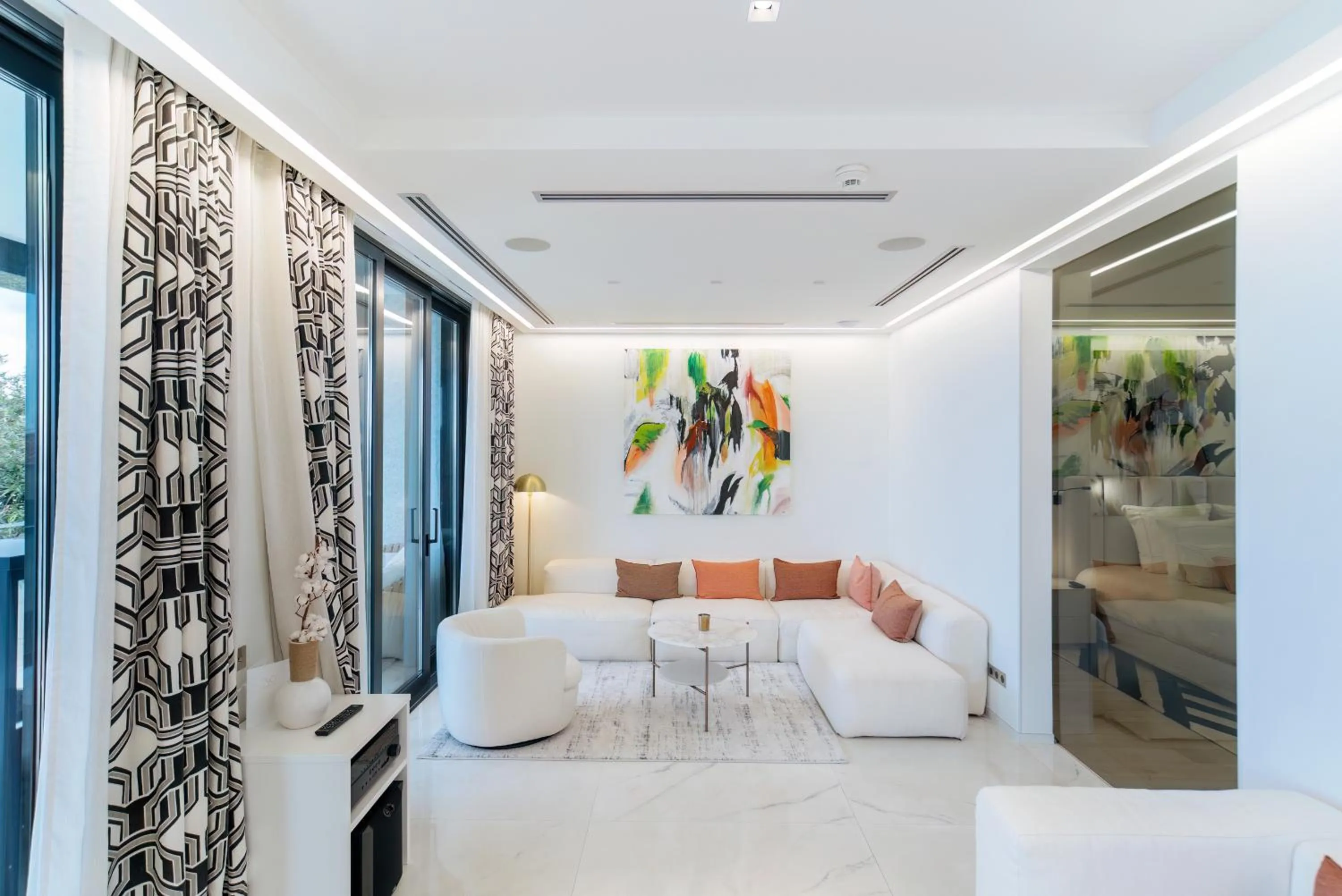 Living room in Villa Geba Boutique Hotel