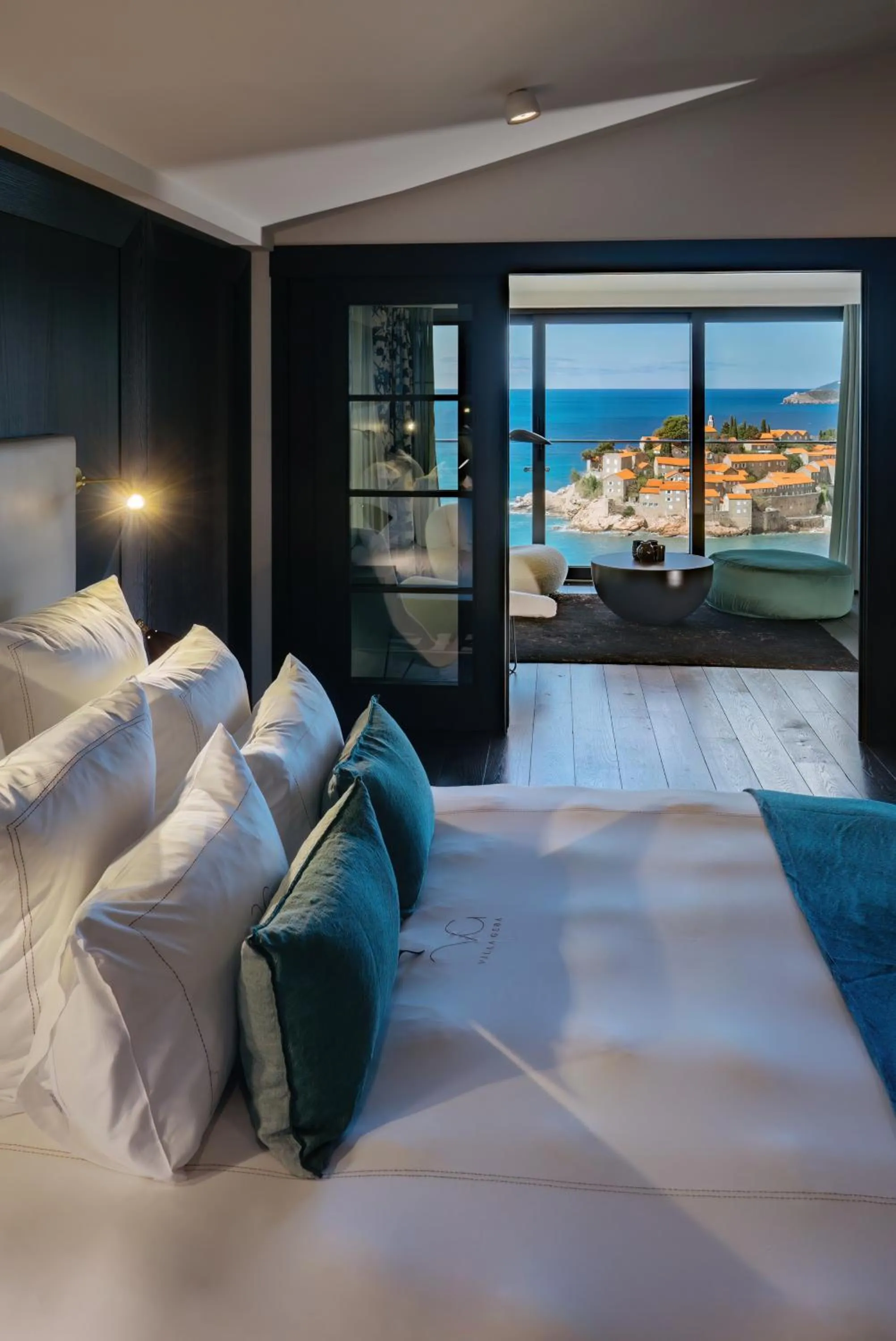 Bed in Villa Geba Boutique Hotel