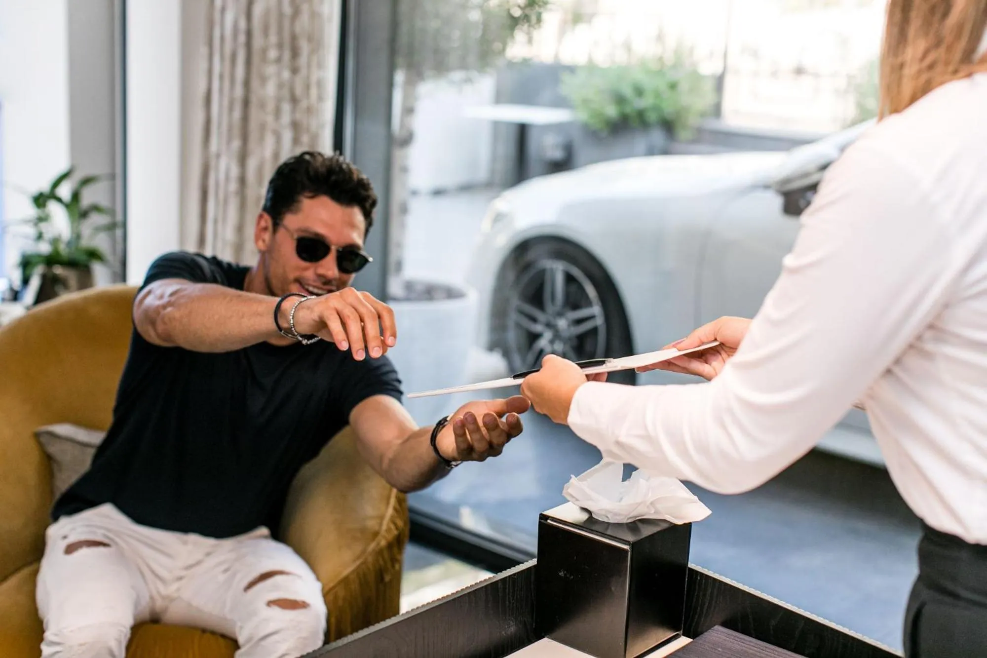 Lobby or reception in Villa Geba Boutique Hotel