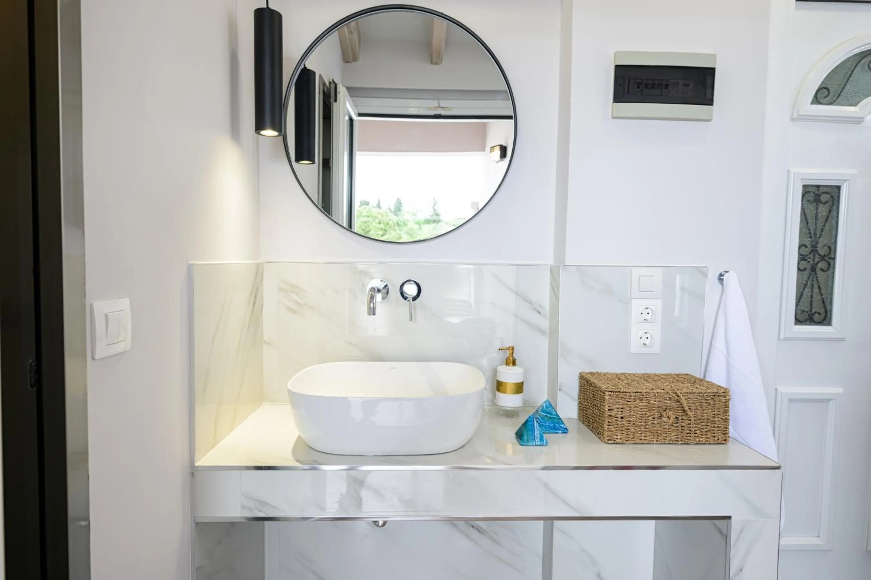 Bathroom in KORINA APART HOTEL KAVOS