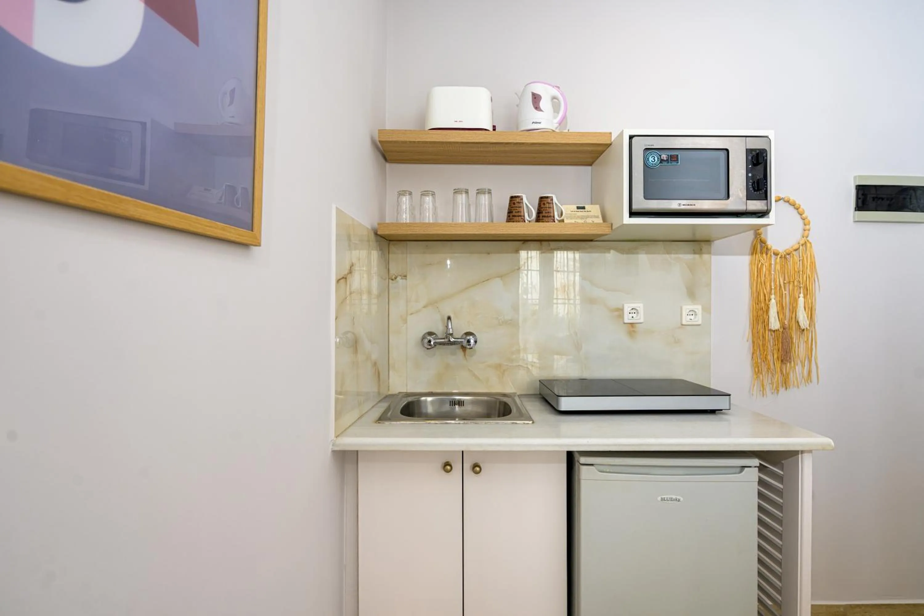 kitchen in KORINA APART HOTEL KAVOS