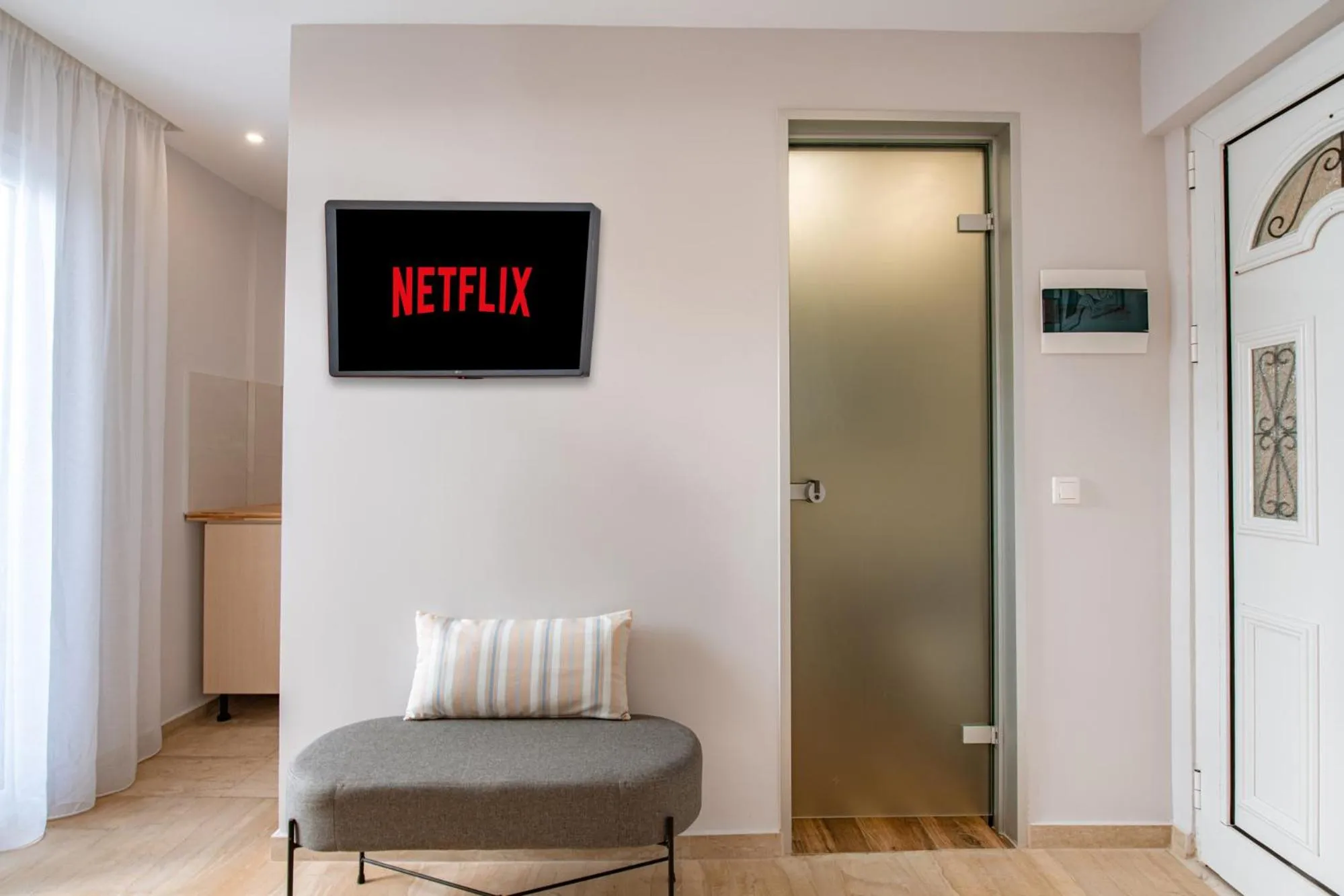 Living room in KORINA APART HOTEL KAVOS