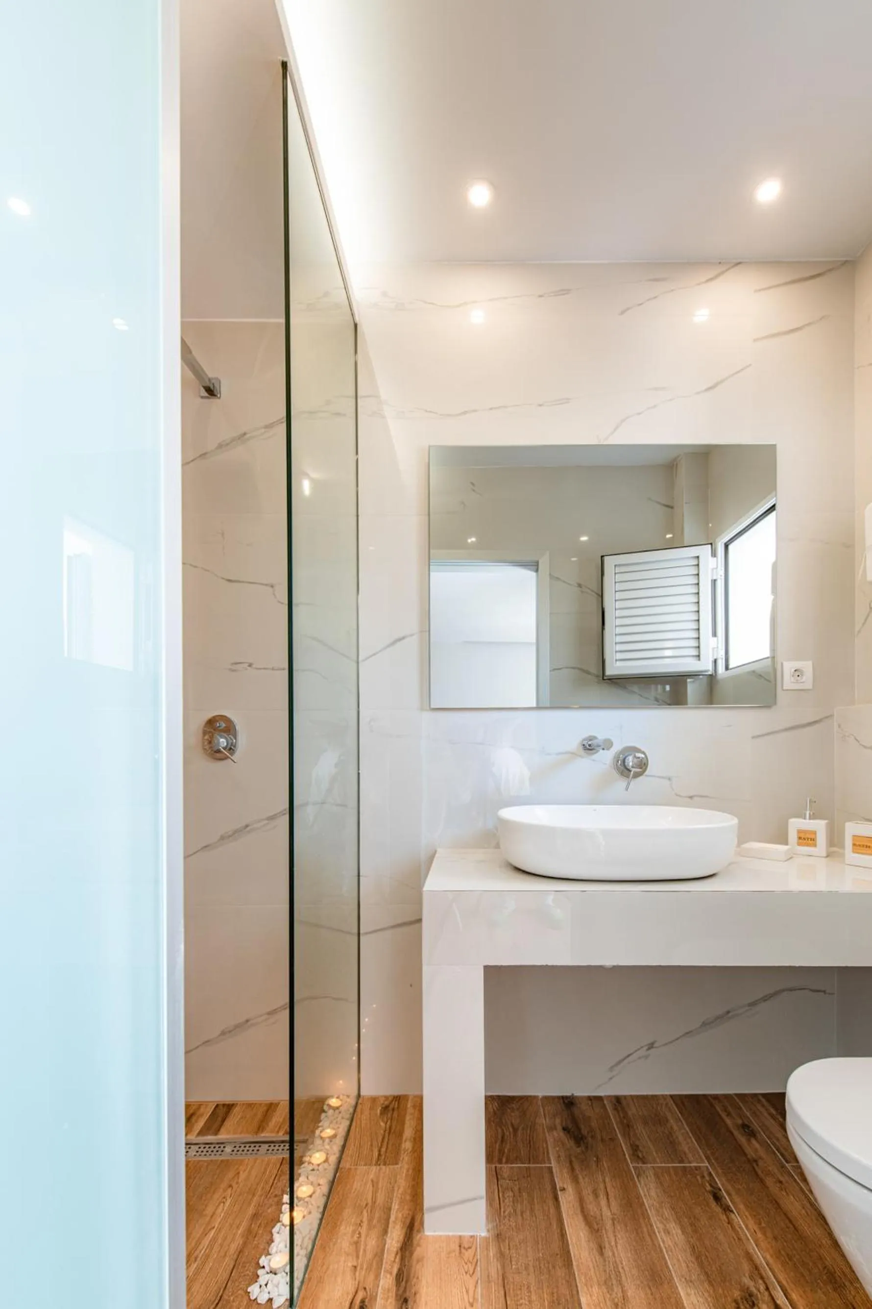 Bathroom in KORINA APART HOTEL KAVOS