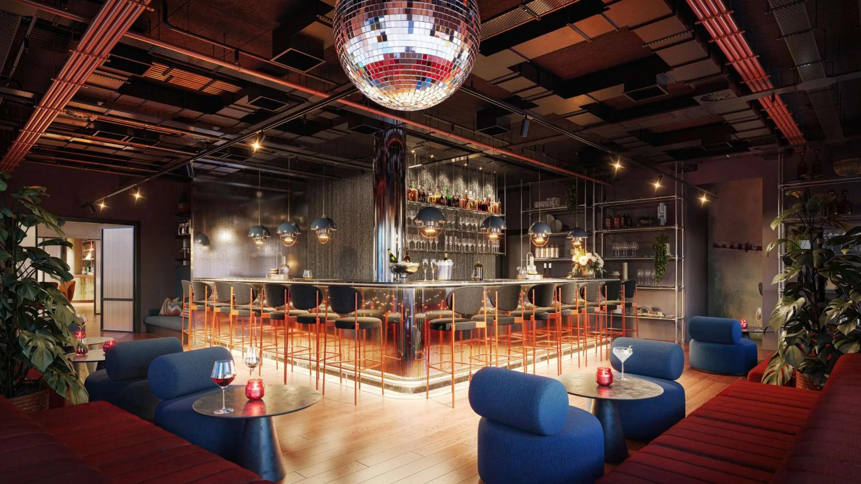 Lounge or bar, Lounge/Bar in ibis Berlin Ostbahnhof