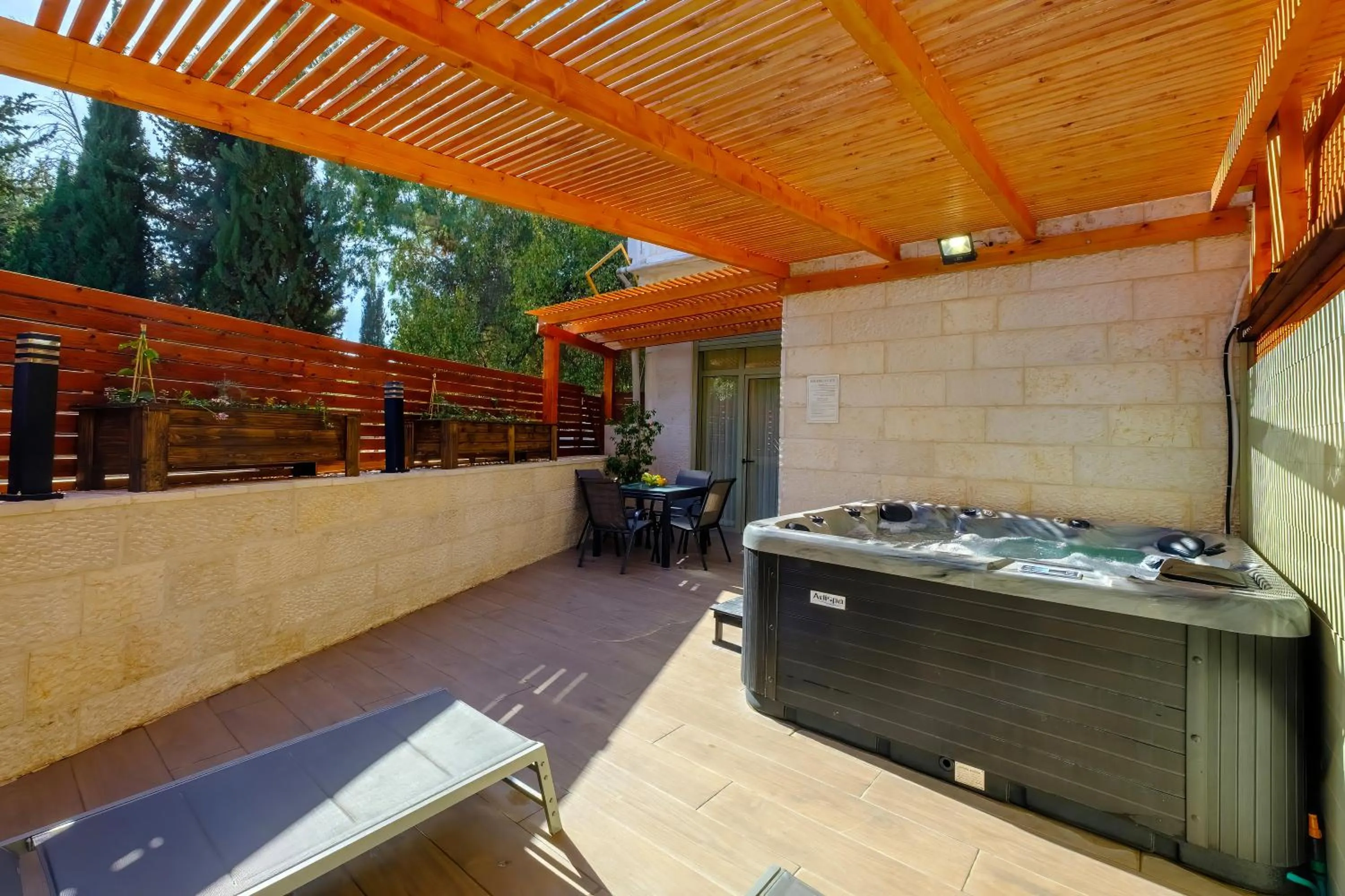 Patio in Mamilla View- Suites & Apt Hotel