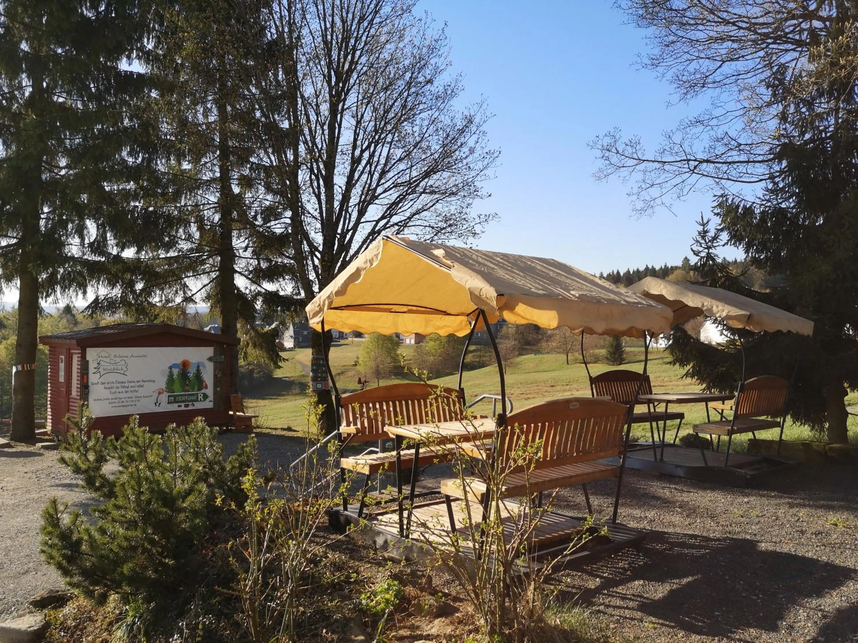 Garden in Hotel Schöne Aussicht
